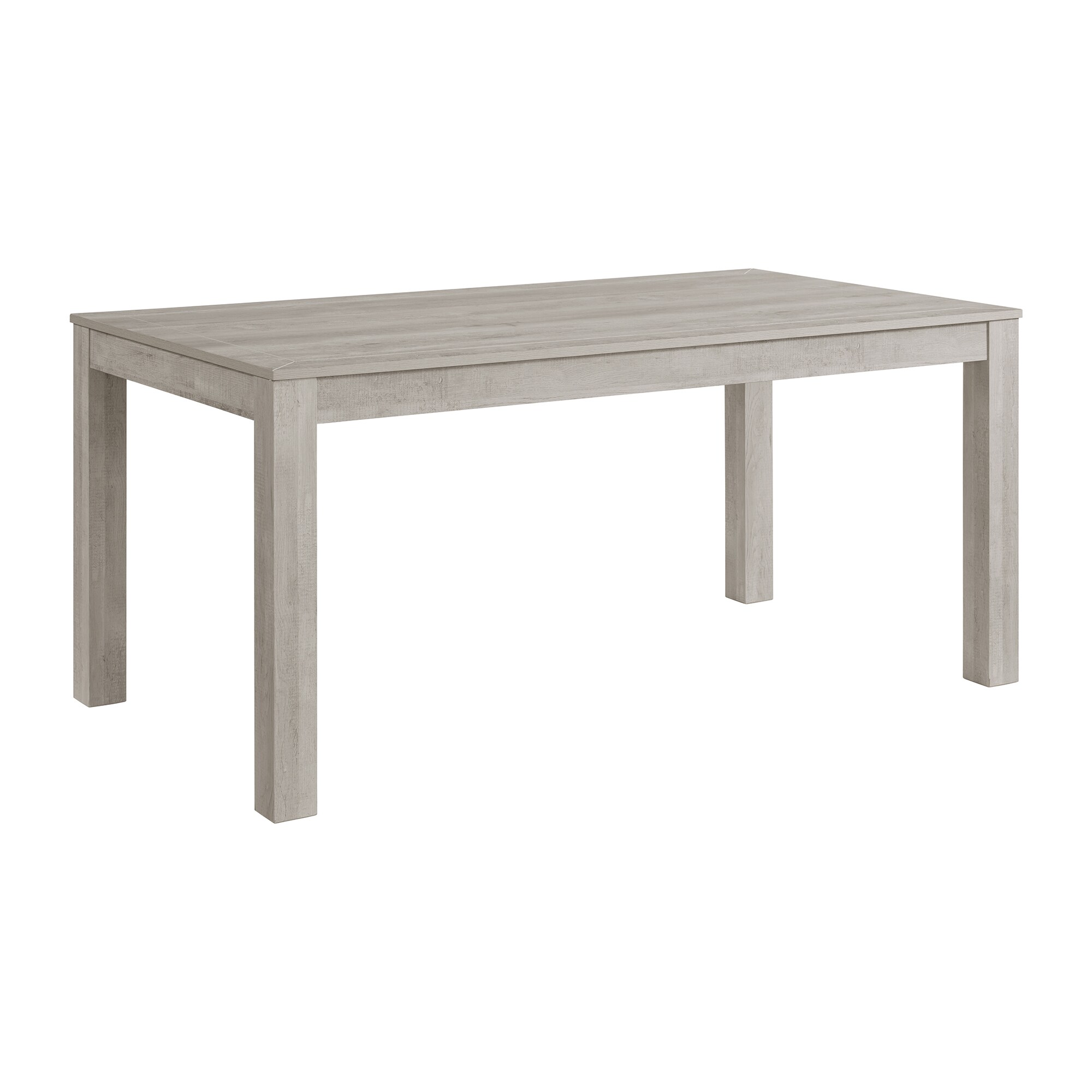 Picket House Furnishings D-6460-3-DT Holmes White Transitional Dining Table, Composite with White Composite 66-in L x 30-in H