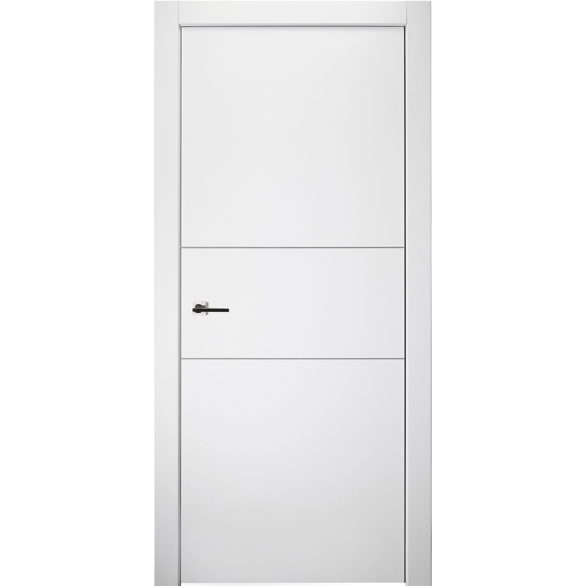 Belldinni Optima 2H Snow White 32X 80 32-in x 80-in White Flush Smooth ...