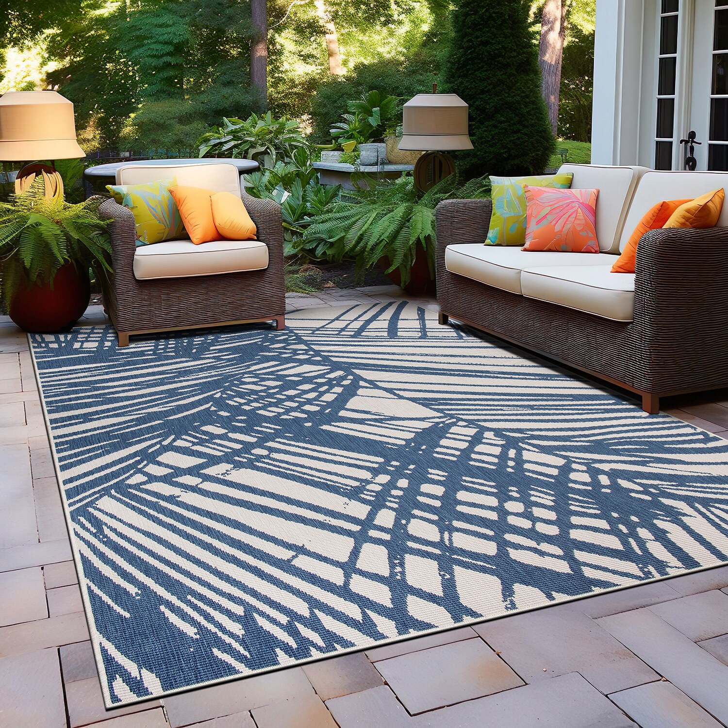 World Rug Gallery 4027BLUE8X10 rugs - View #8