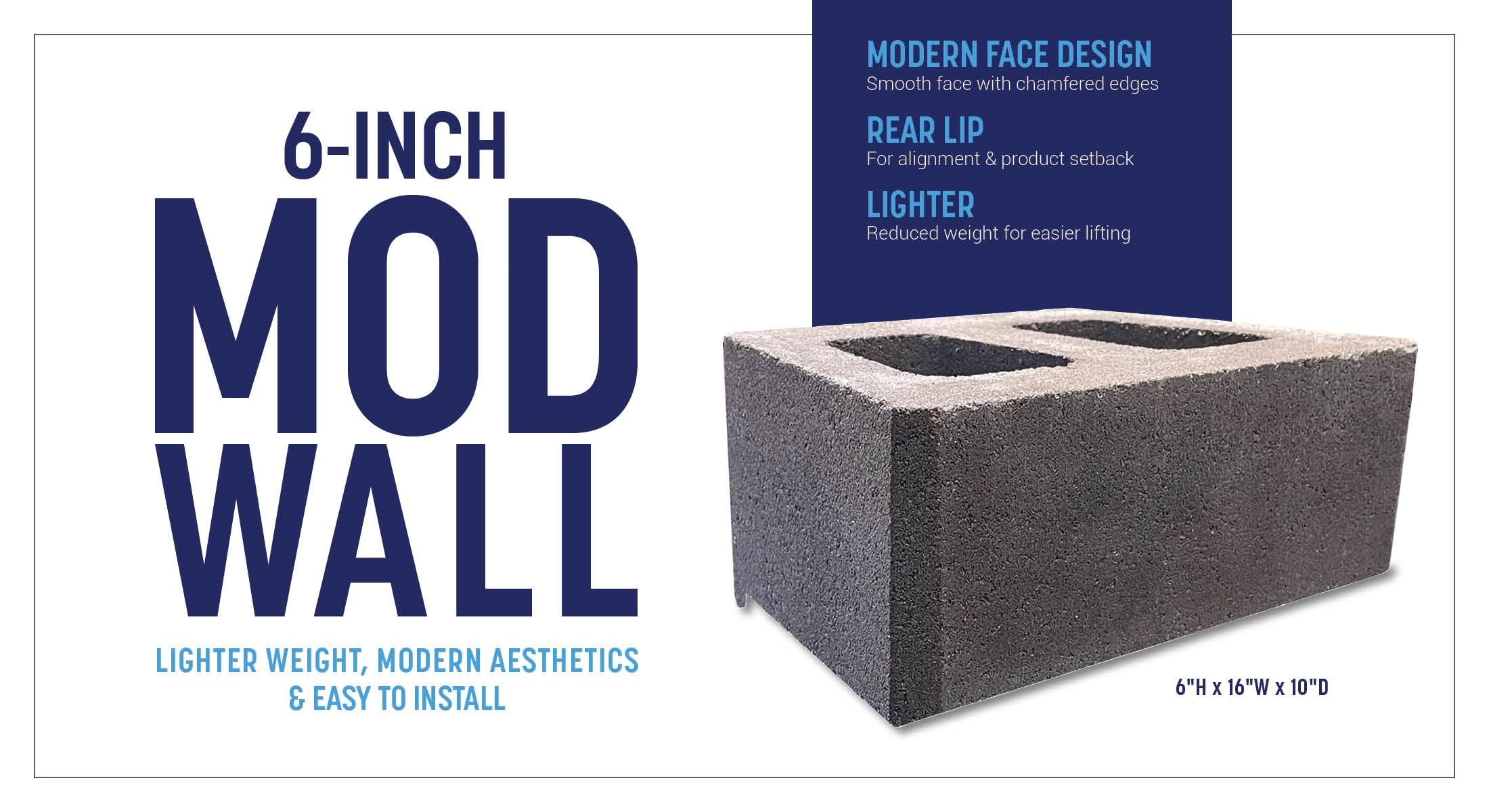 Lee Building Products 17H2800GCH Retaining-Wall-Block - View #3