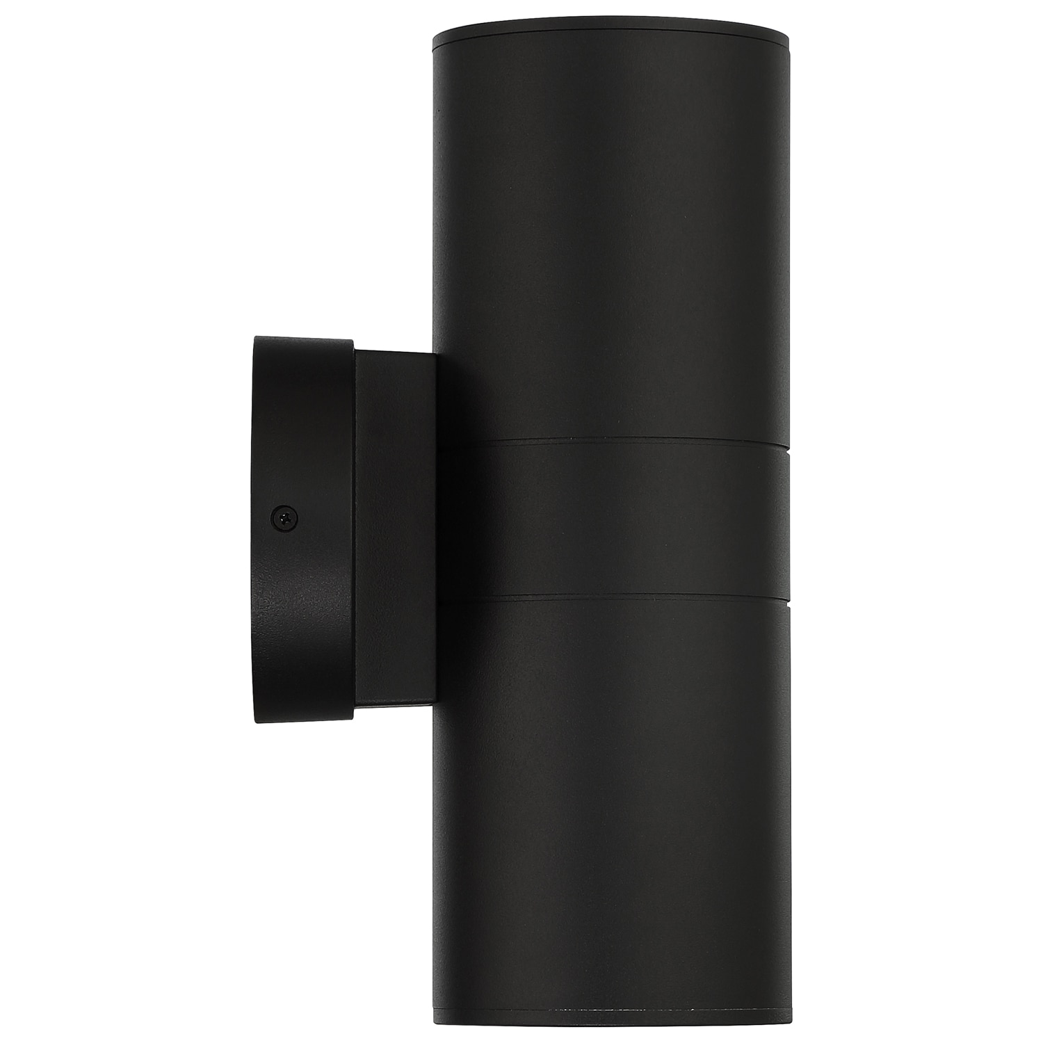 Matira Black Steel Cylinder Outdoor Wall Sconce
