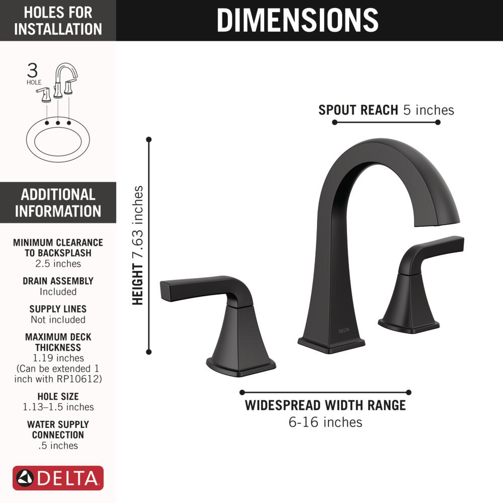 Delta 35854LF-BL Lavatory-Faucets - View #5
