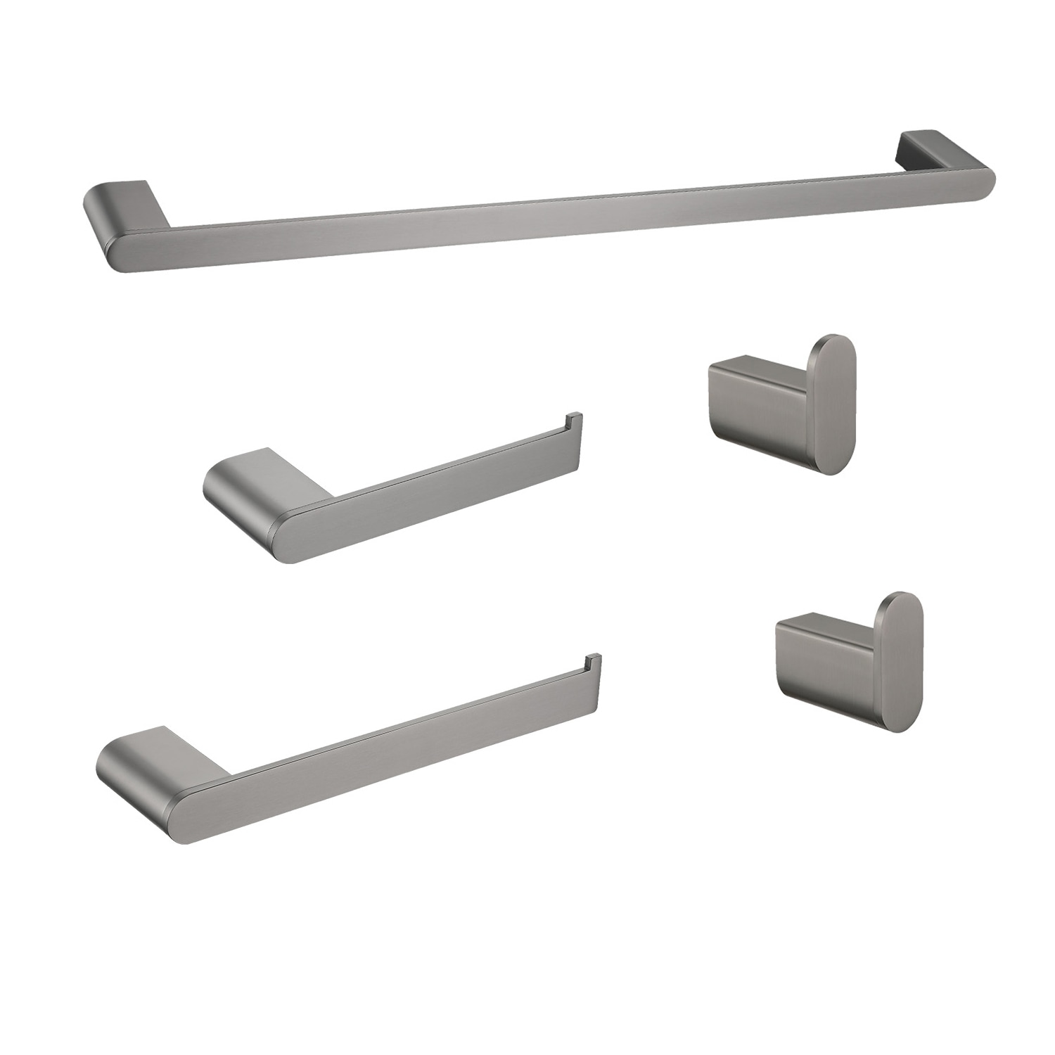 LOVMOR SF-H-W2287P182329 5 - Piece Bathroom Hardware Set