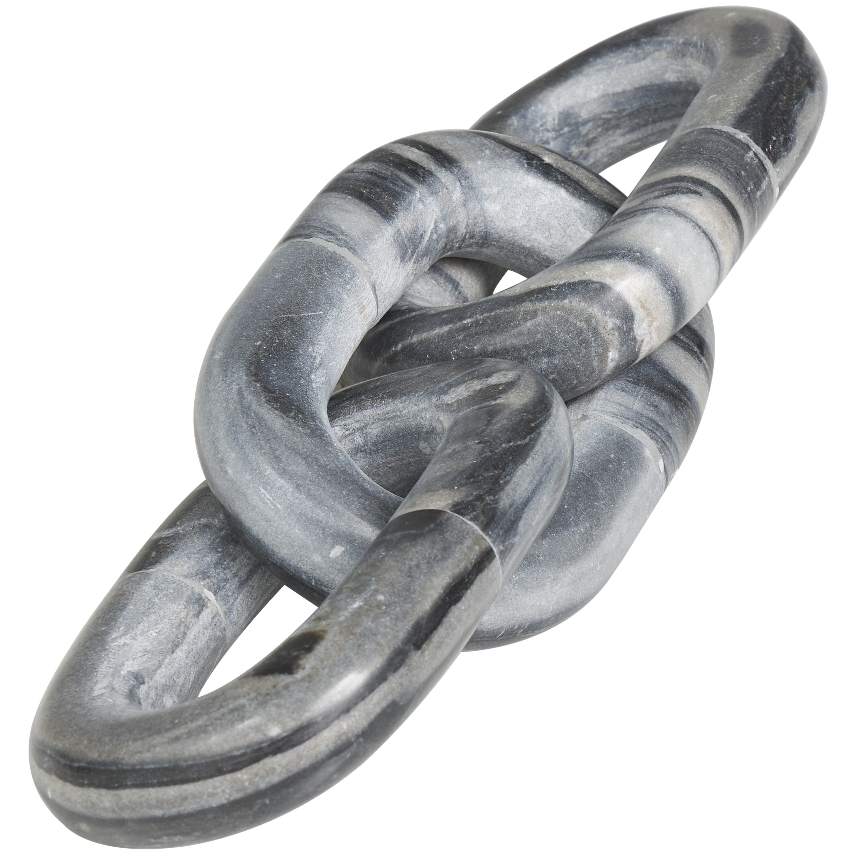 Grayson Lane 820189 Gray Marble Modern Sculpture