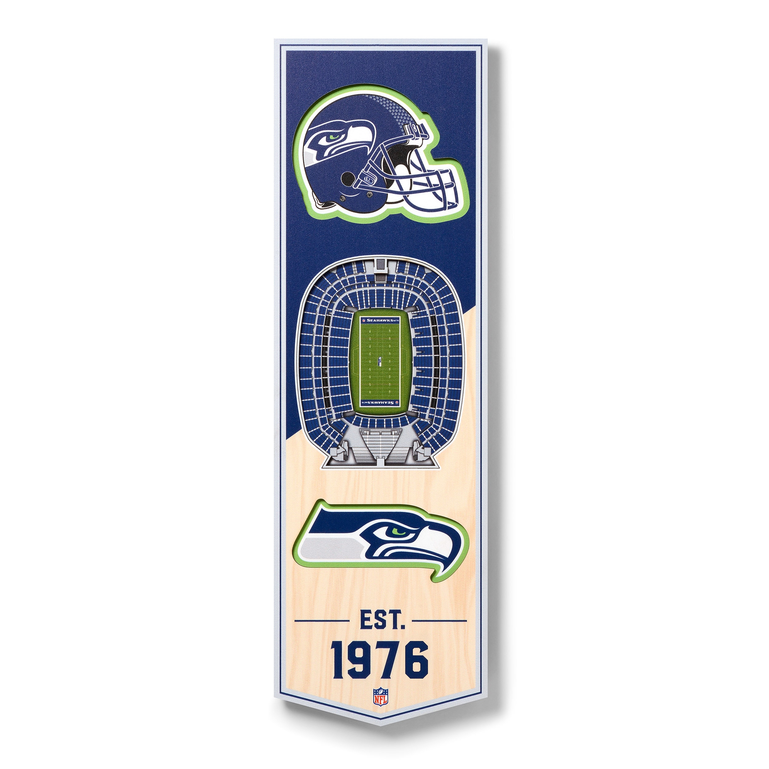 Seattle Seahawks 16'' Team Color Logo Cutout