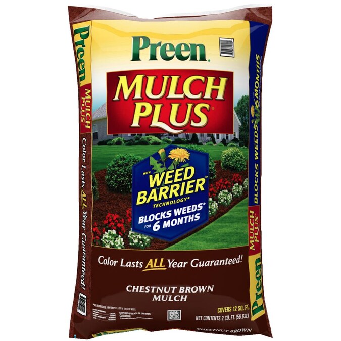 Preen 2-CU FT CHESTNUT BROWN PREEN MLCH in the Bagged Mulch department