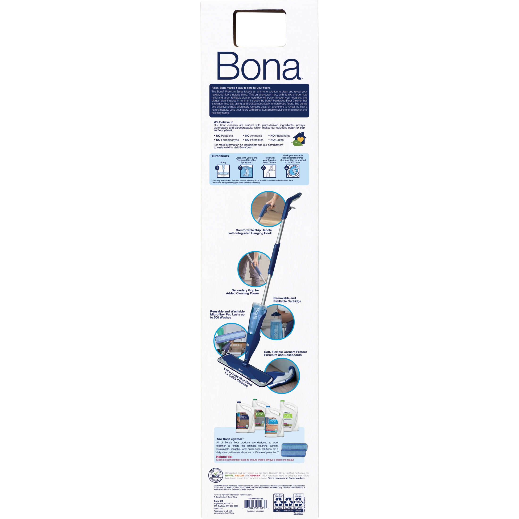 Bona Premium Spray Mop for Hardwood Floors (WM710013496) 
