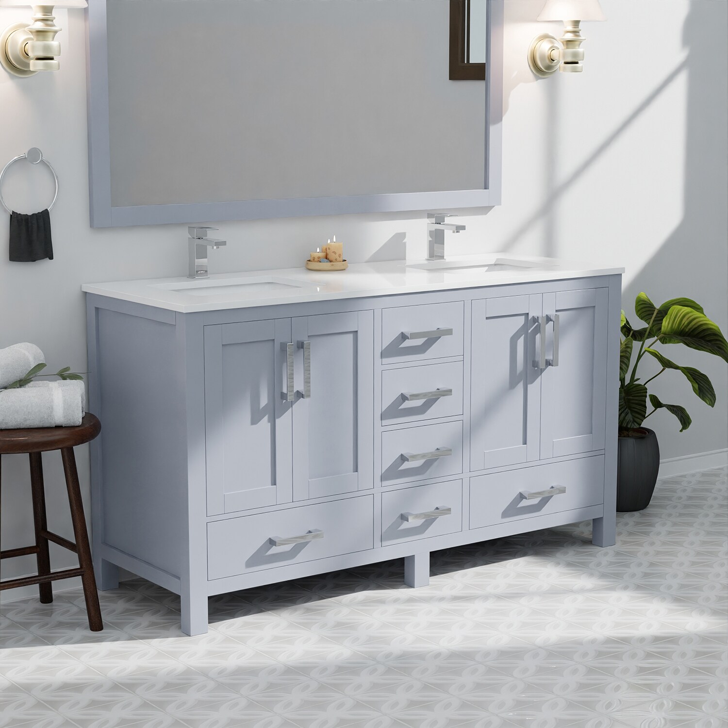 Lexora LJ342260DBWQ000 Bath-Vanity-Combo - View #13