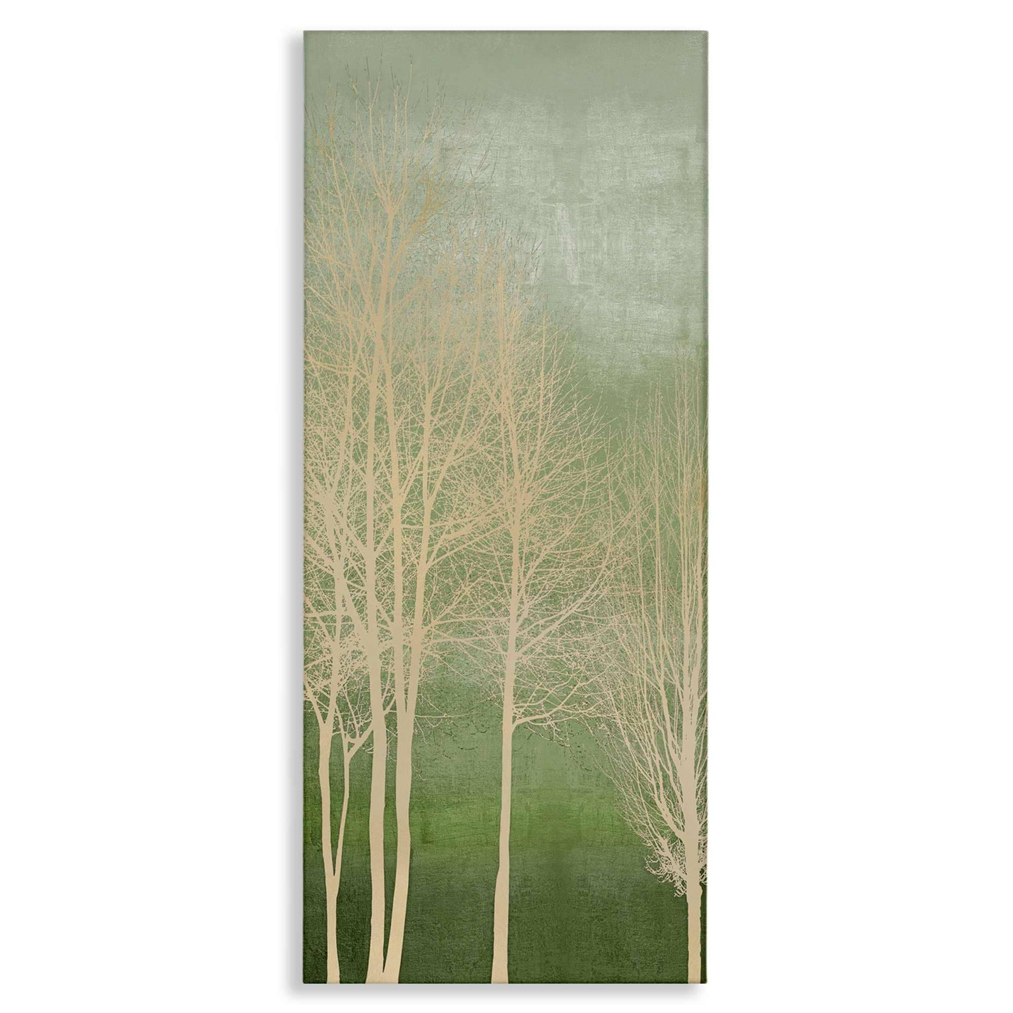 Stupell Industries BS-557-CN-17X40 Subtle Ombre and Tree Canvas design by Kate Bennett