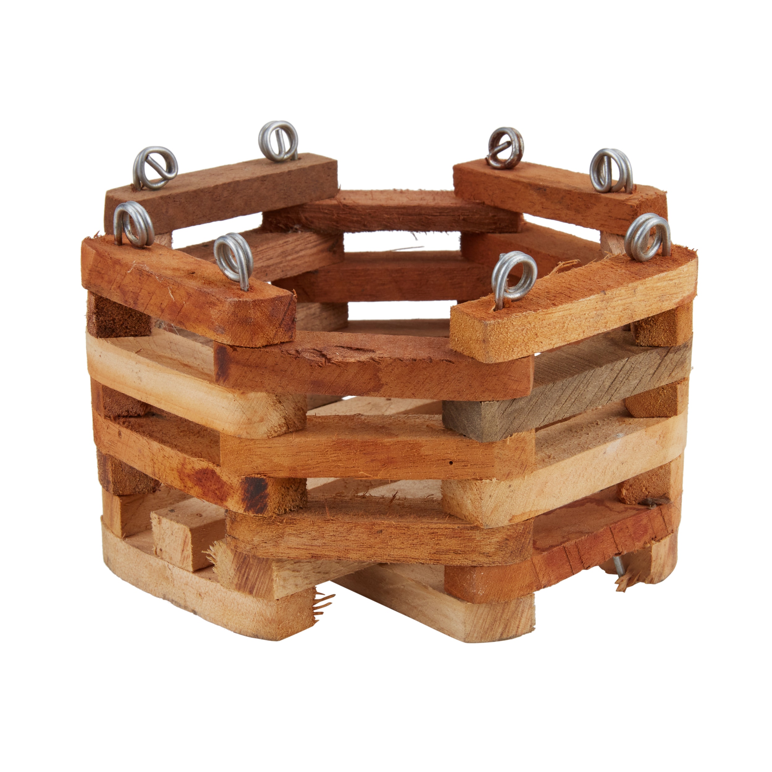 Better-Gro 4-in W x 4-in H Natural Wood Basket in the Pots & Planters  department at