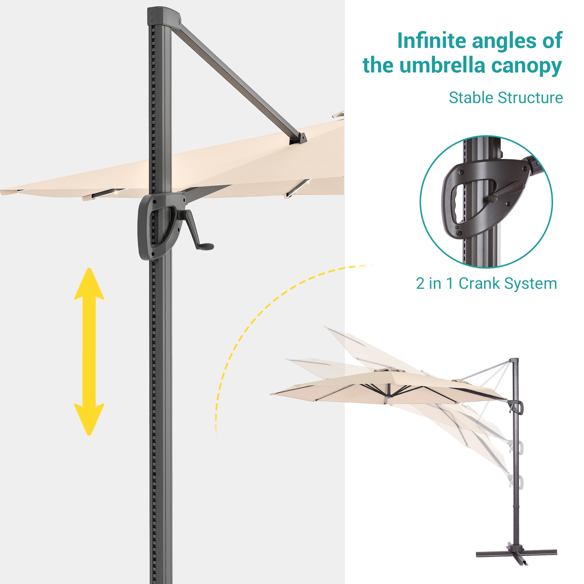ACEGOSES LW-LED-JC12M Umbrellas-2 - View #6