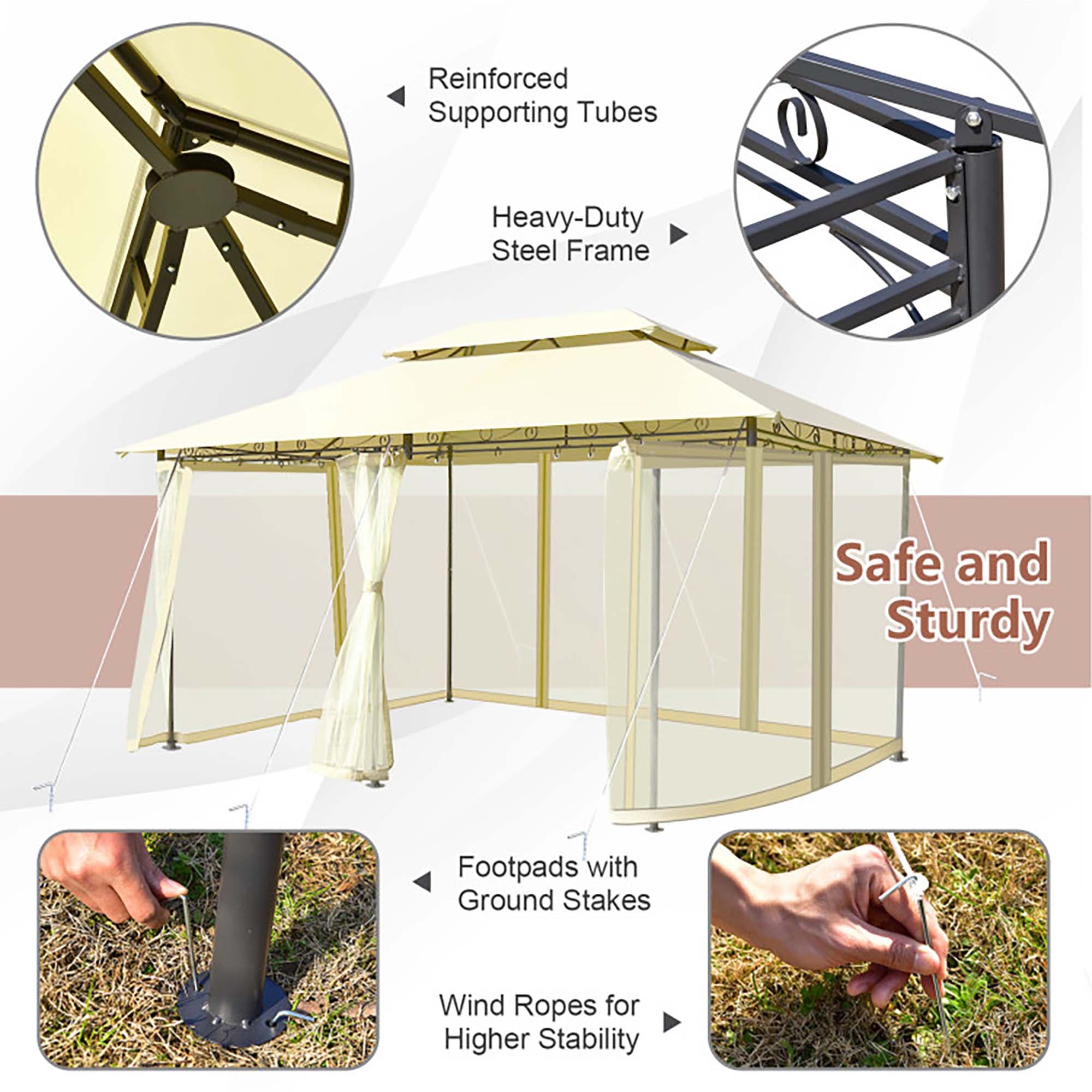 CASAINC CA07MG-GAZ Wood-Resin-Gazebos - View #5
