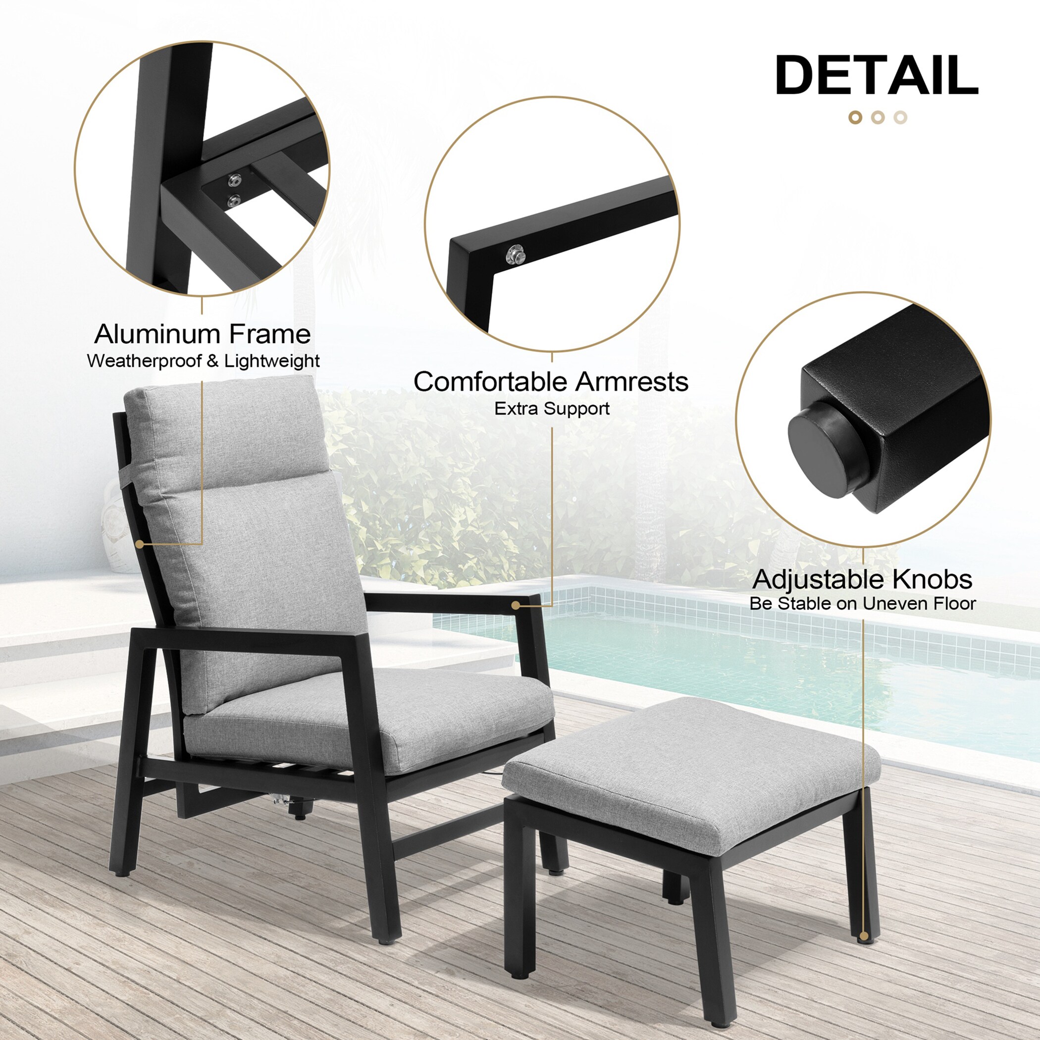 Crestlive Products CL-LG026GRY Patio-Chairs - View #7