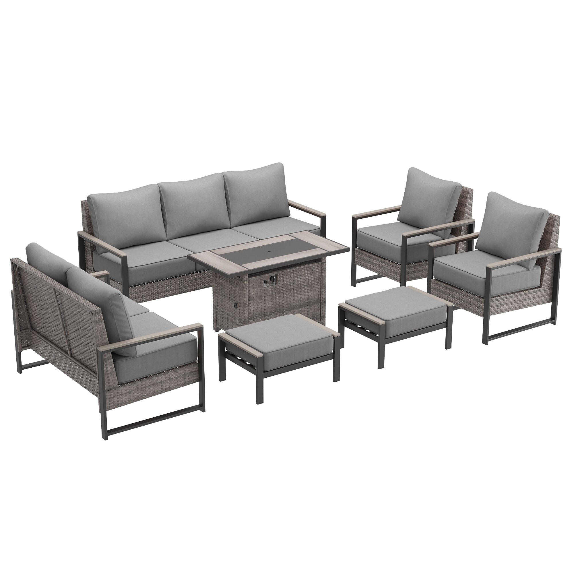 Sonkuki SD-PS-148HGY-S3T5 Patio-Conversation-Sets - View #2