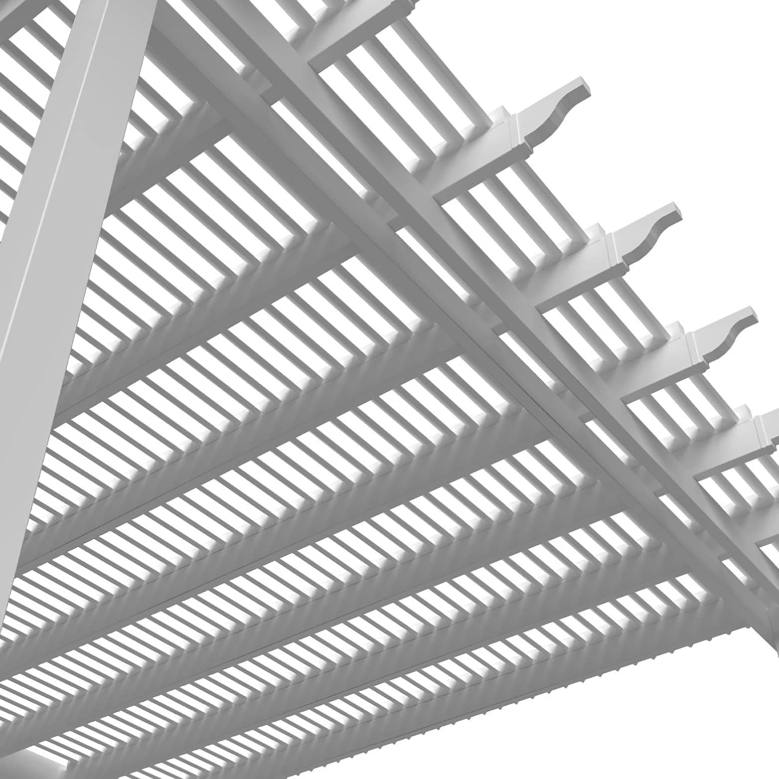 Modern Pergola Kits TRAD16X16A5INCH2023 Pergolas-2 - View #4