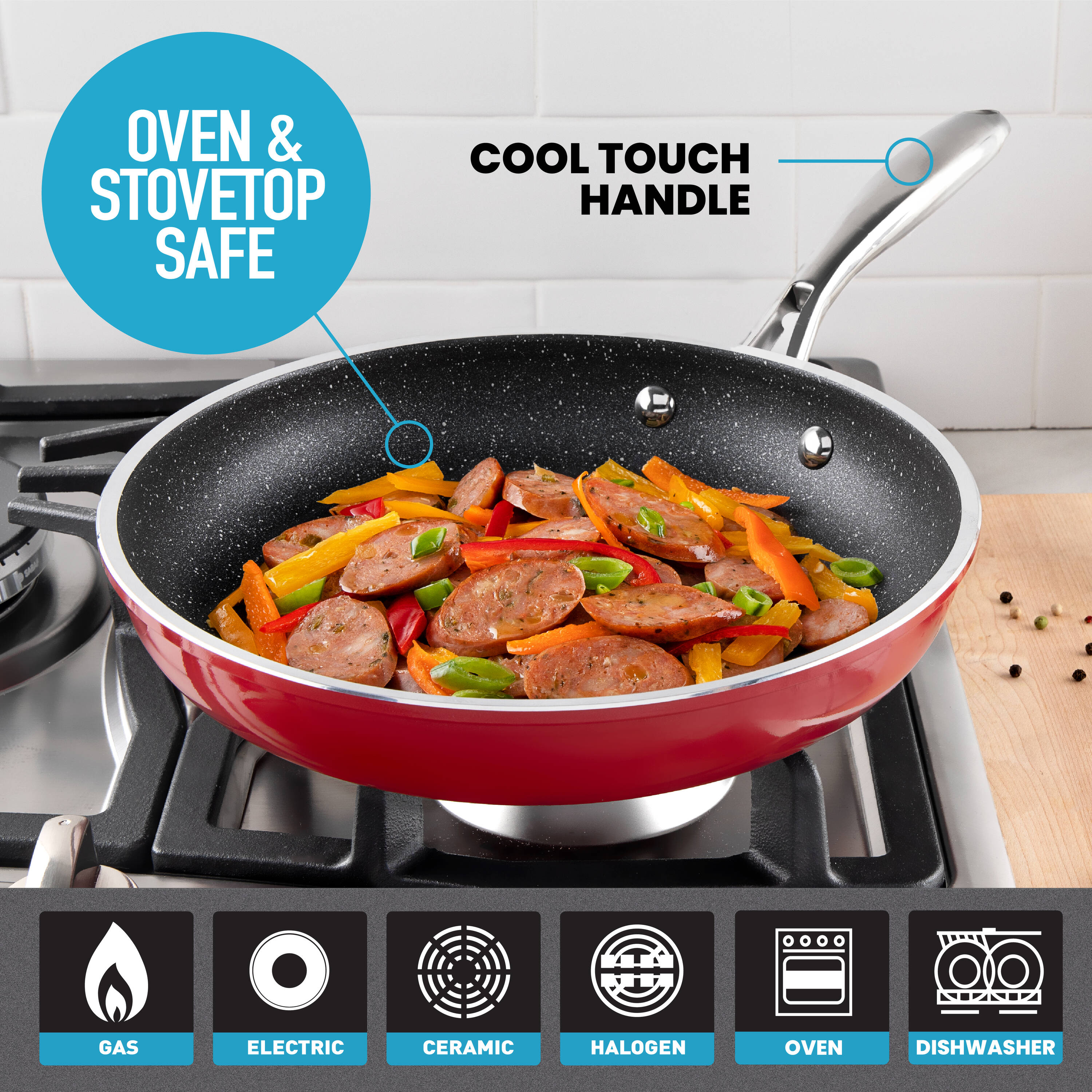 GraniteStone Diamond 8714 Cooking-Pans-Skillets - View #6