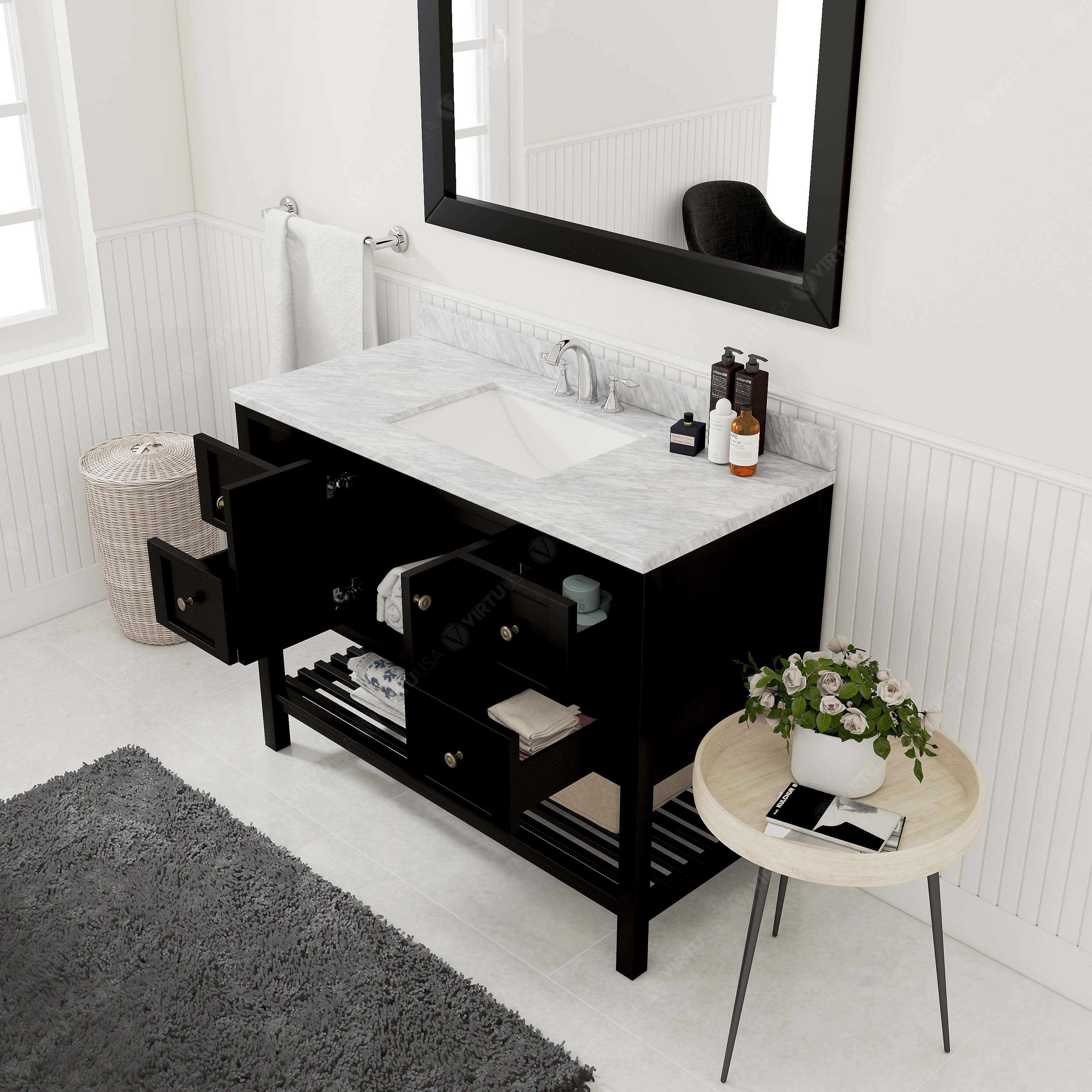 Virtu USA ES-30048-WMSQ-ES Bath-Vanity-Combo - View #4
