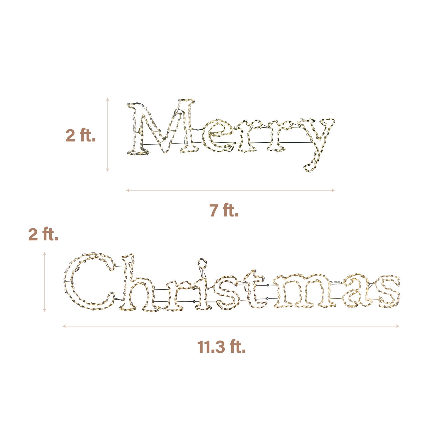 Fraser Hill Farm FFCHLED240-MC0-WT Outdoor-Christmas-Decor - View #2