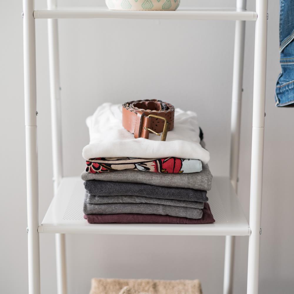 Iris dual shelf online garment rack