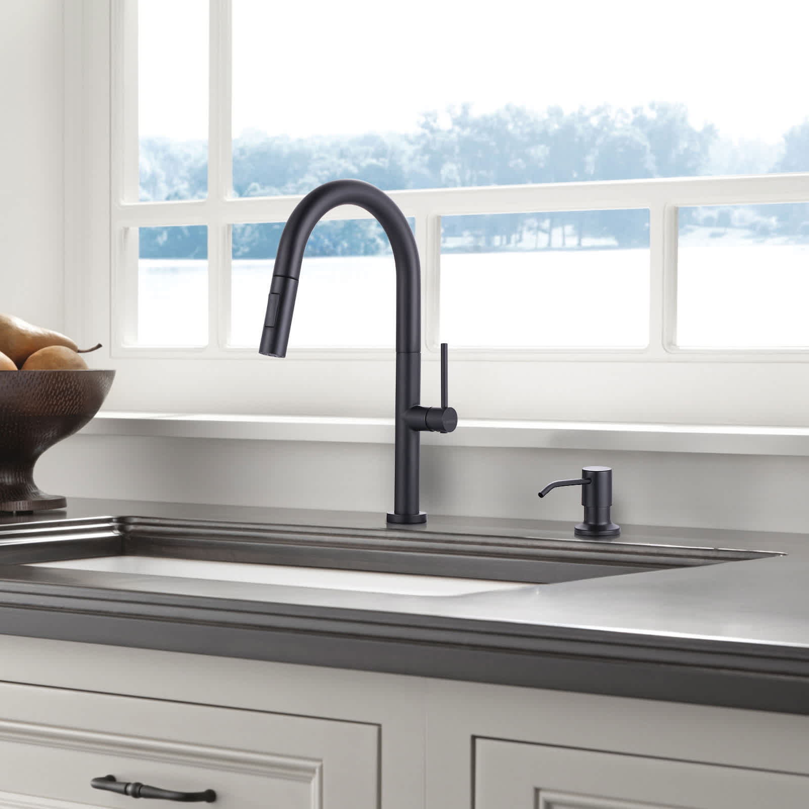 ALEASHA AL-1A28B-S Kitchen-Faucets - View #2