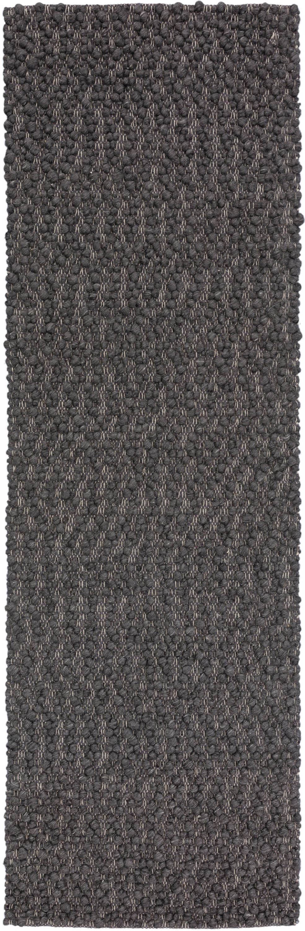 Addison Rugs ABL31ST2X8 Boulder 2 x 7 (ft) Loomed Wool Steel Rectangular Indoor Solid Farmhouse/Cottage Runner rug