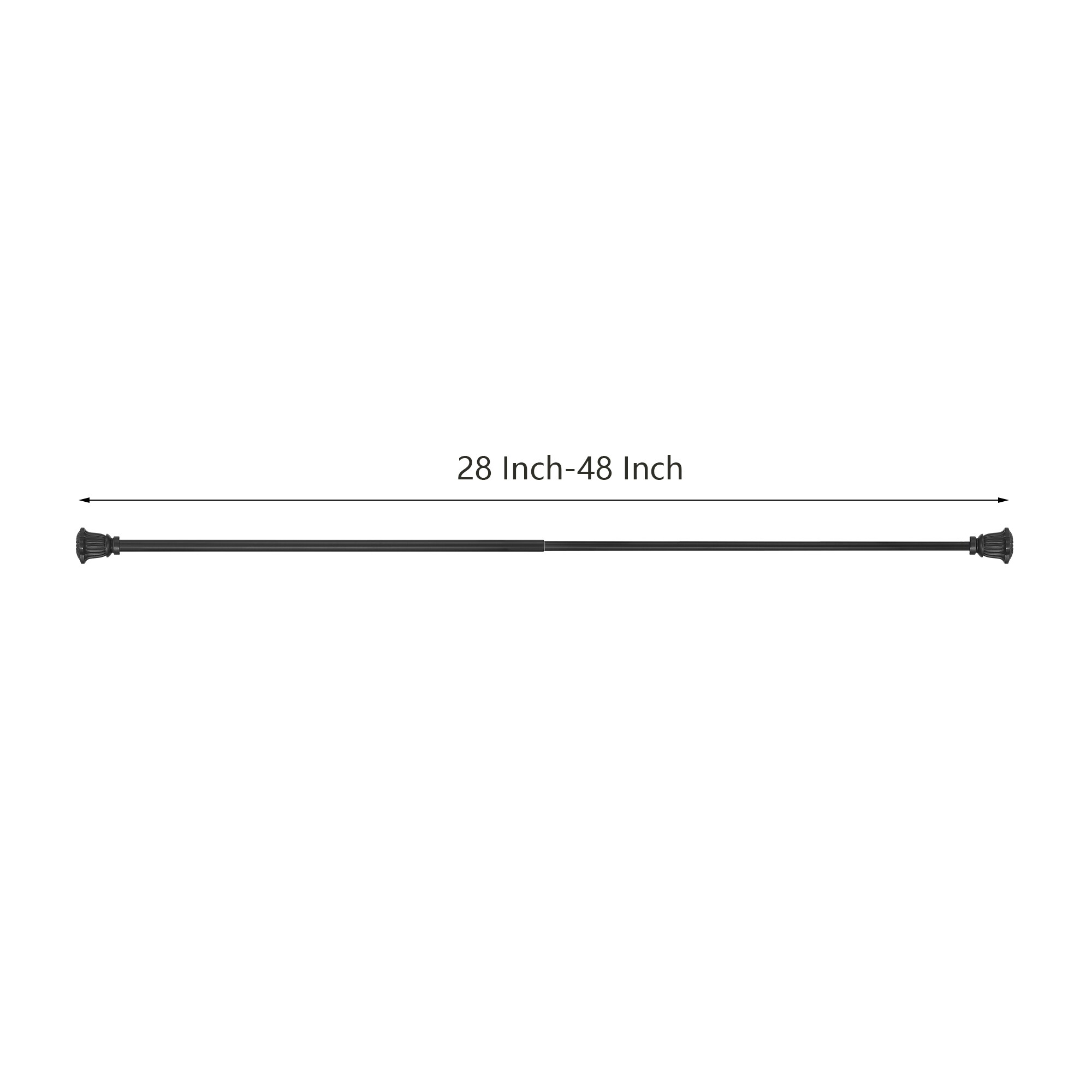 ACROMA 81928BK Curtain-Rods - View #7