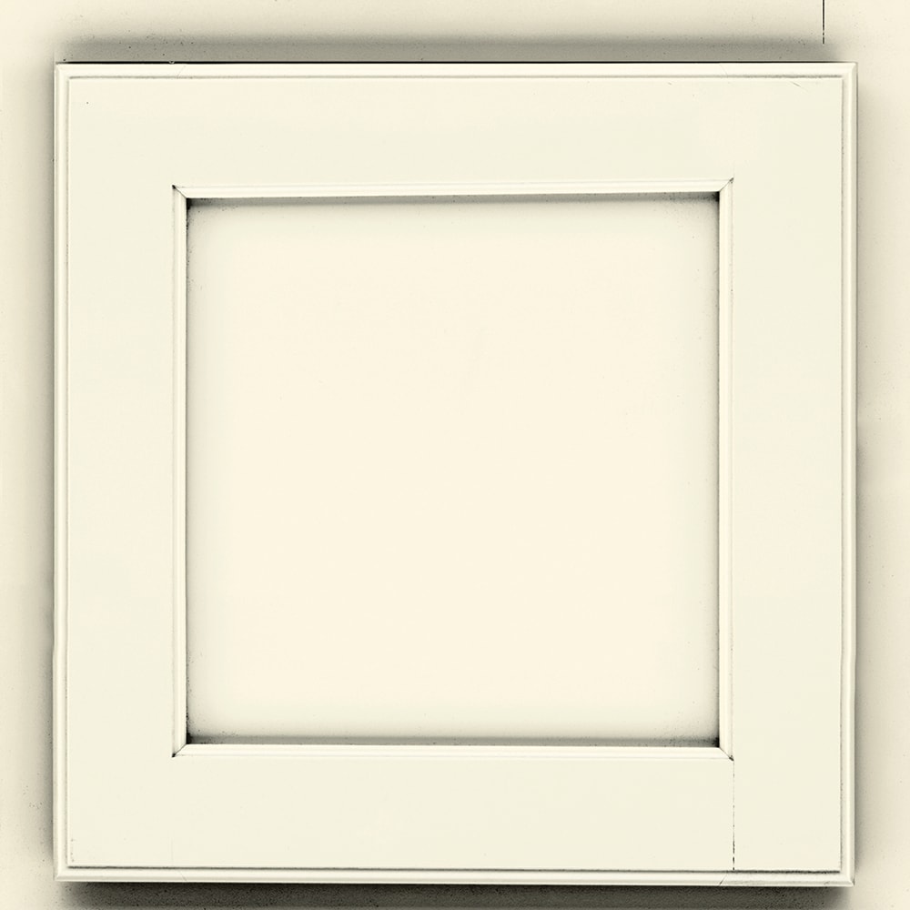 KraftMaid RDCDS,AC9D2,G87D Gentry 14.625-Inches W x 14.625-Inches H Warm White Painted Kitchen Cabinet Sample (Door Sample)