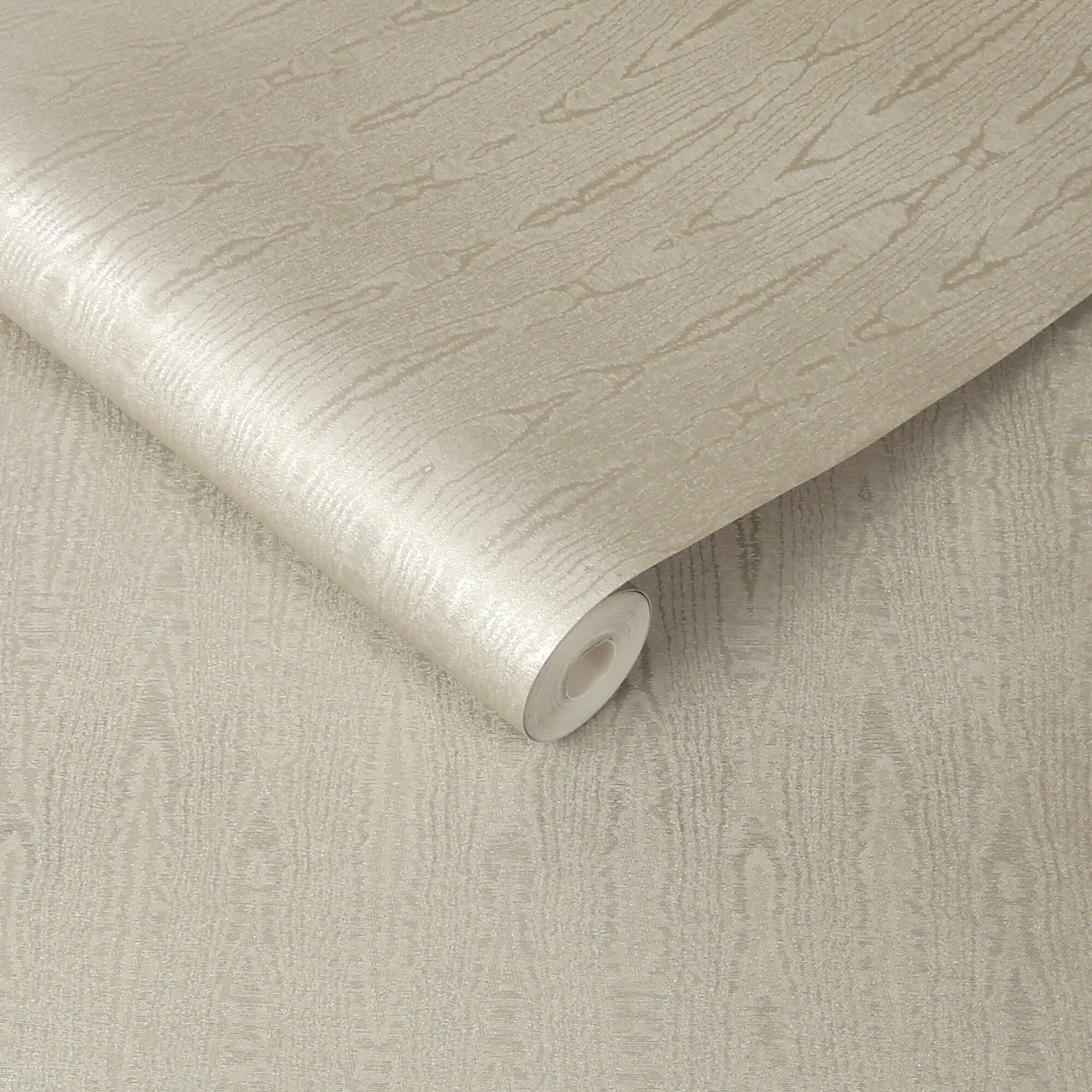 Sublime Theia 56-sq ft Pale Gold Paper Textured Wood Unpasted Wallpaper ...