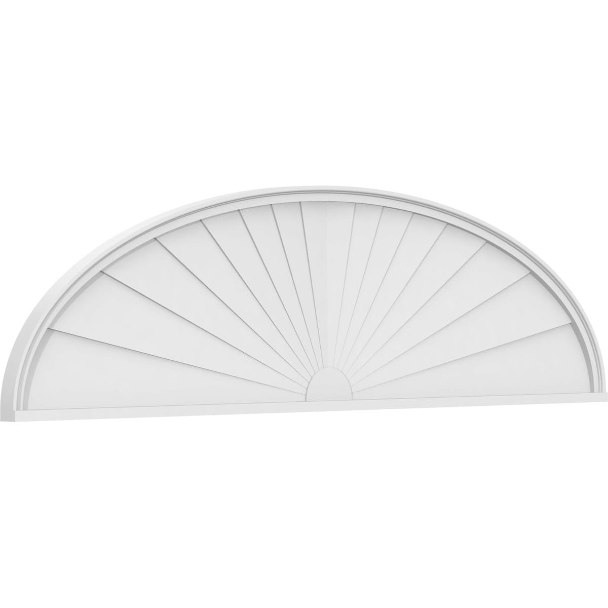 Ekena Millwork PEDPS084X220ELL01 84-in W x 22-in L PVC Pediment
