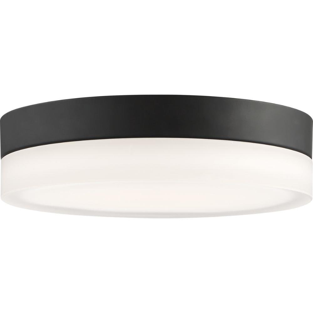  LW-SC542673 1-Light 14-in Black LED Flush Mount Light