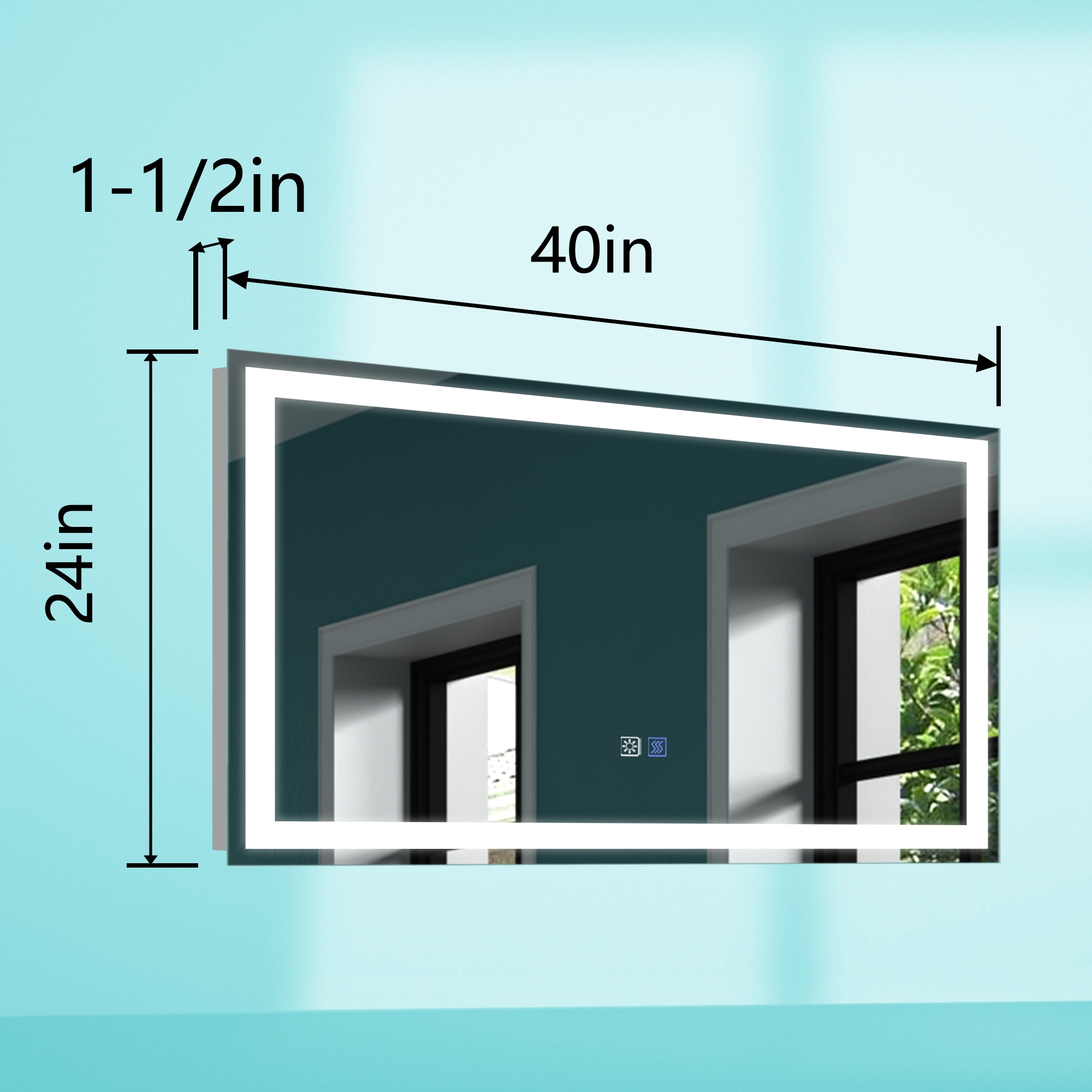 ExBrite MVM05BL Decor-Mirrors - View #3