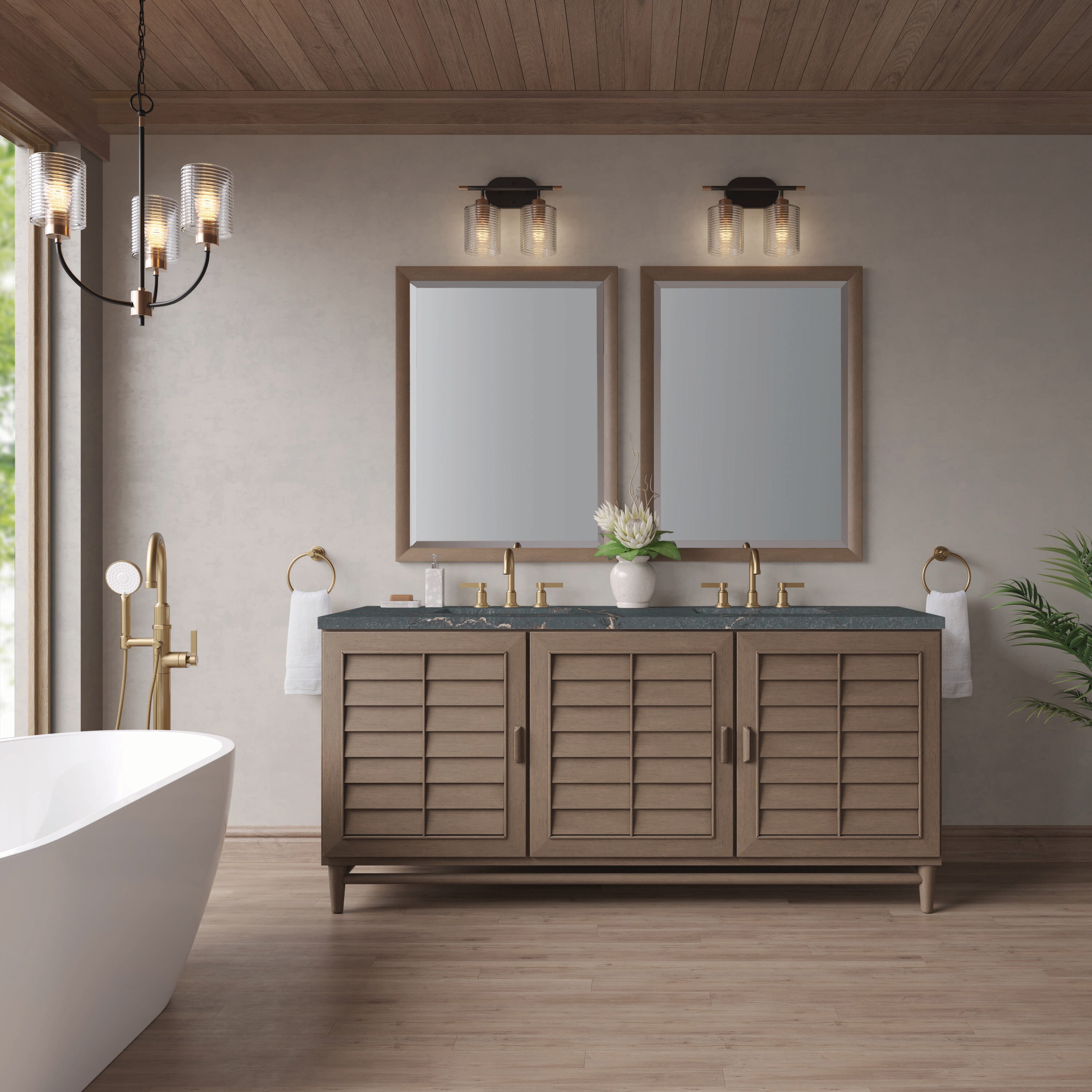 James Martin Vanities 620-V72-WW-3PBL Bath-Vanity-Combo - View #2