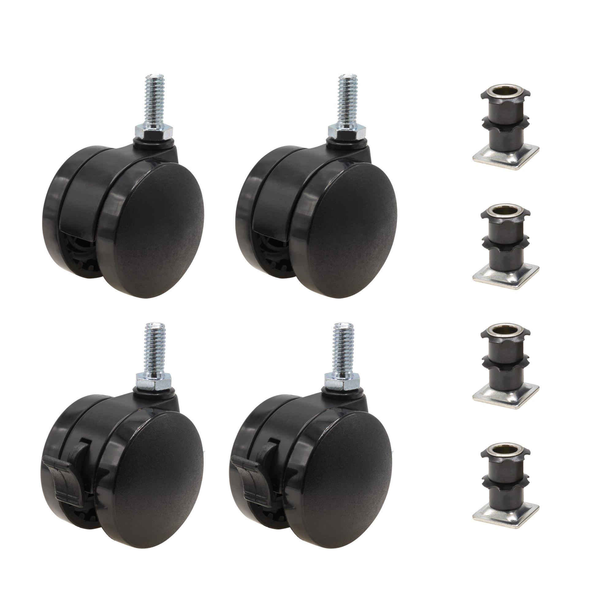 Outwater 3P1.14.00196 2-in Rubber Swivel Caster
