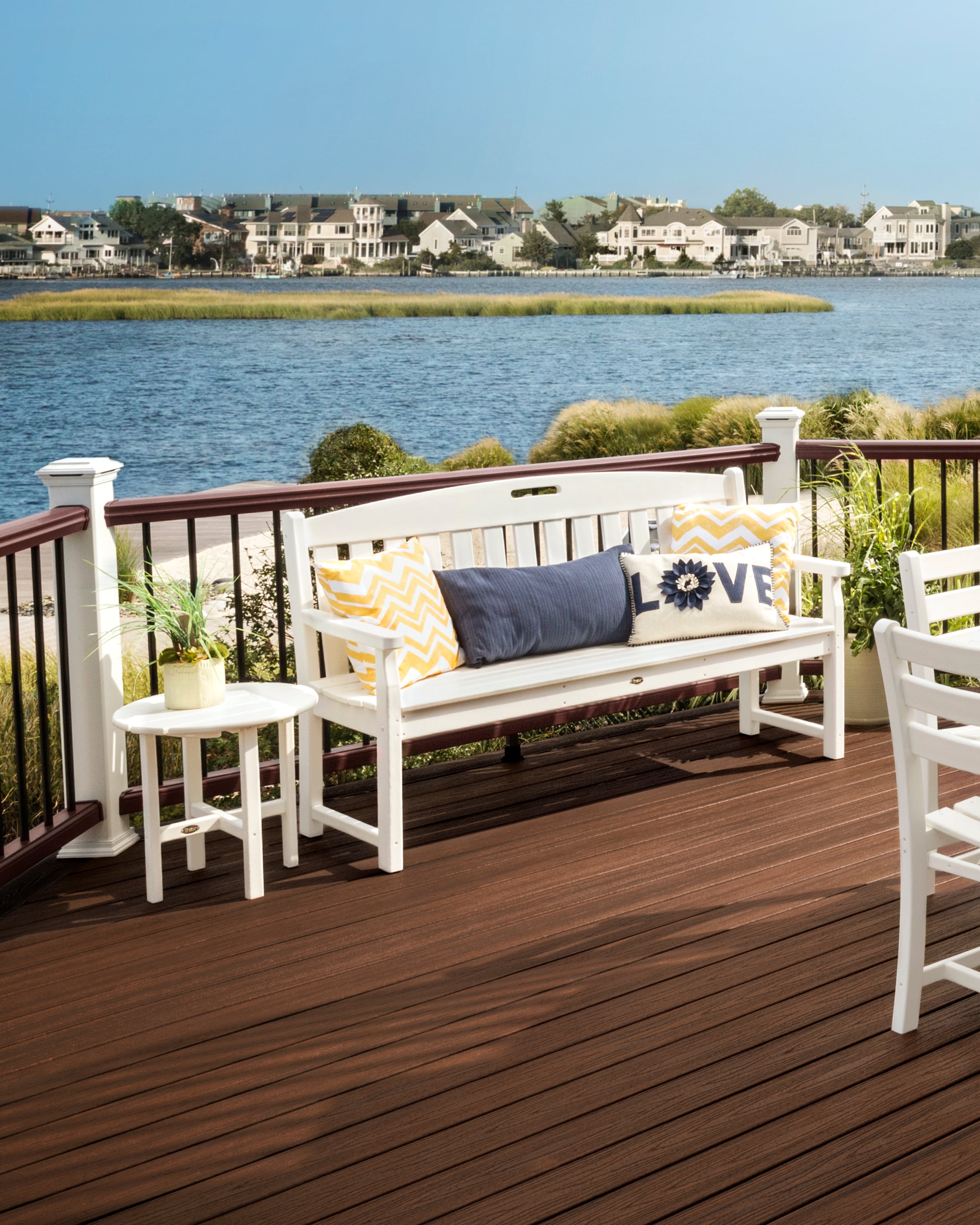 Trex Outdoor Furniture TXB60CW benches - View #3