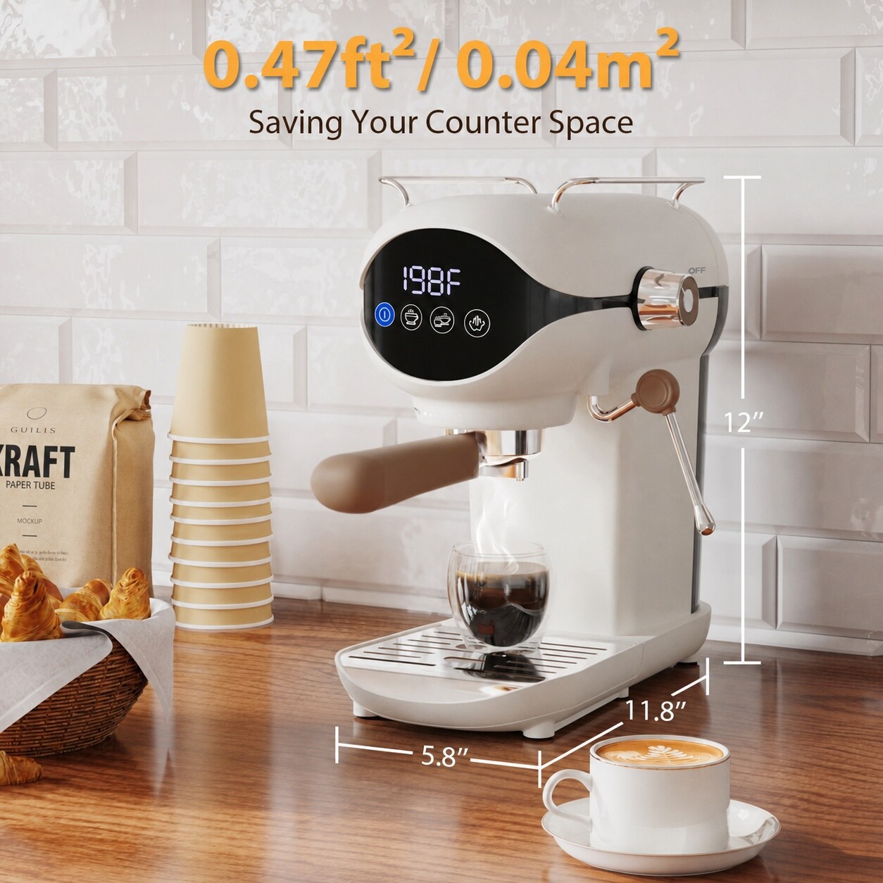 Aoibox LABX7S8H Espresso-Machines - View #5