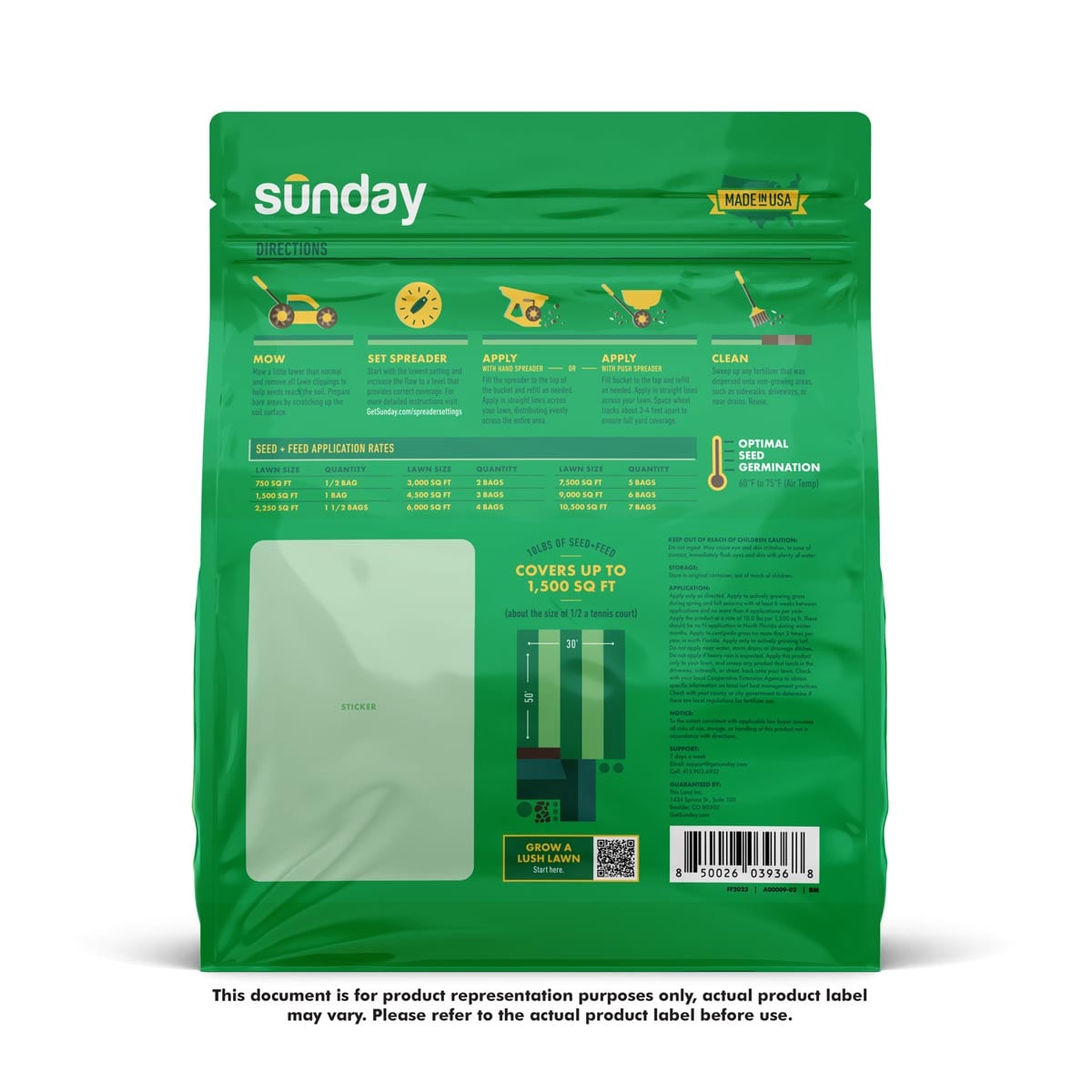 Sunday FF2029 Grass-Seed - View #5