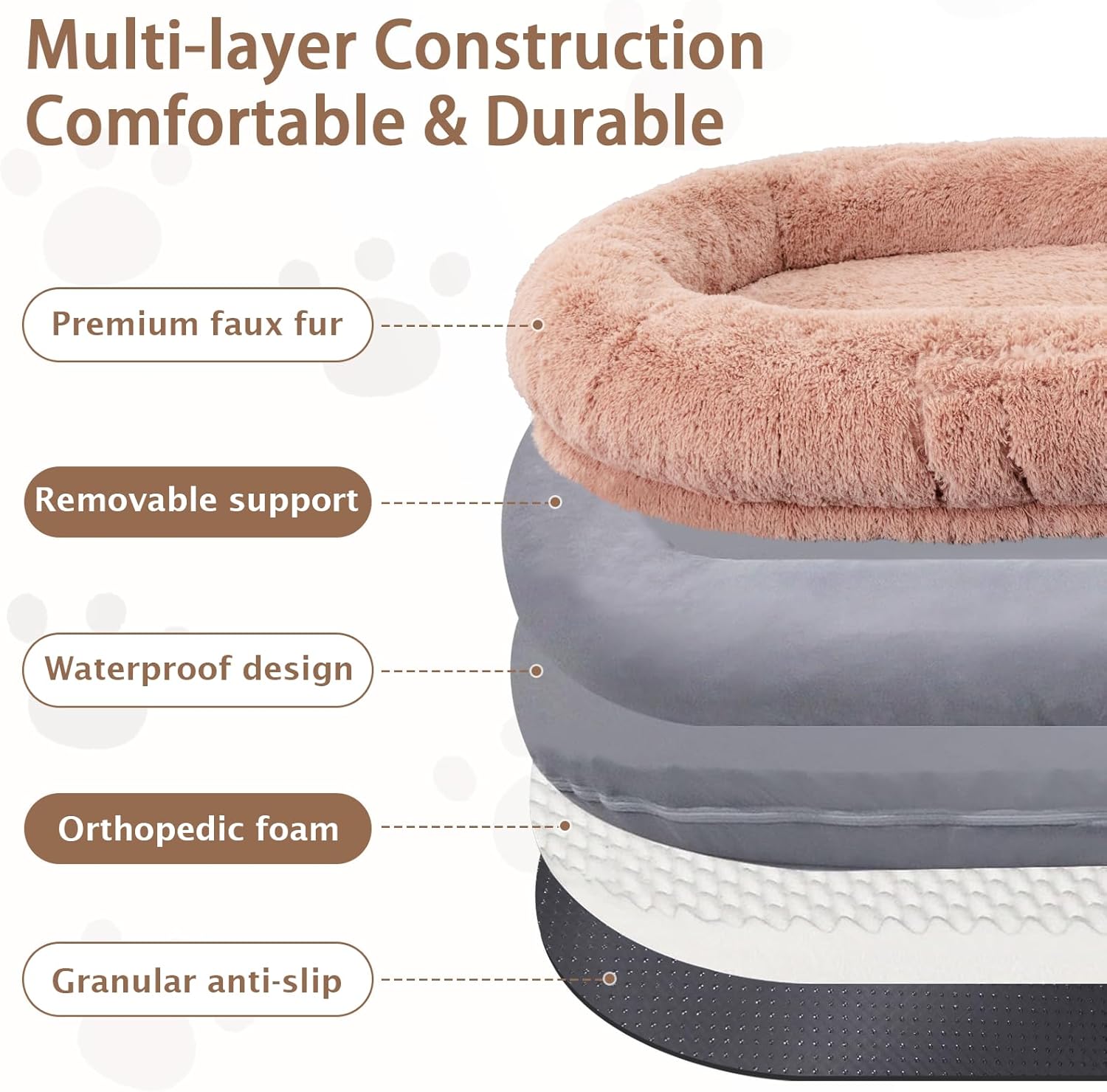LOVMOR R-BIG BED-PK Pet-Beds - View #4