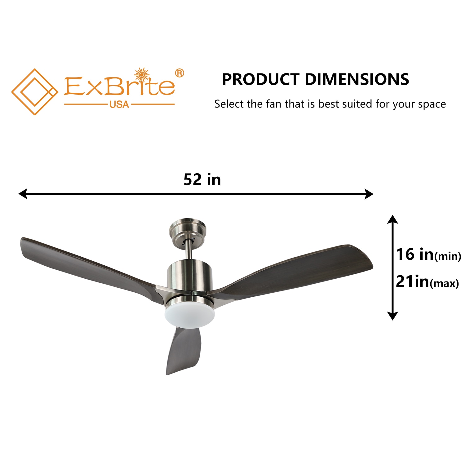 ExBrite LWZPFL5211GD Ceiling-Fans - View #21