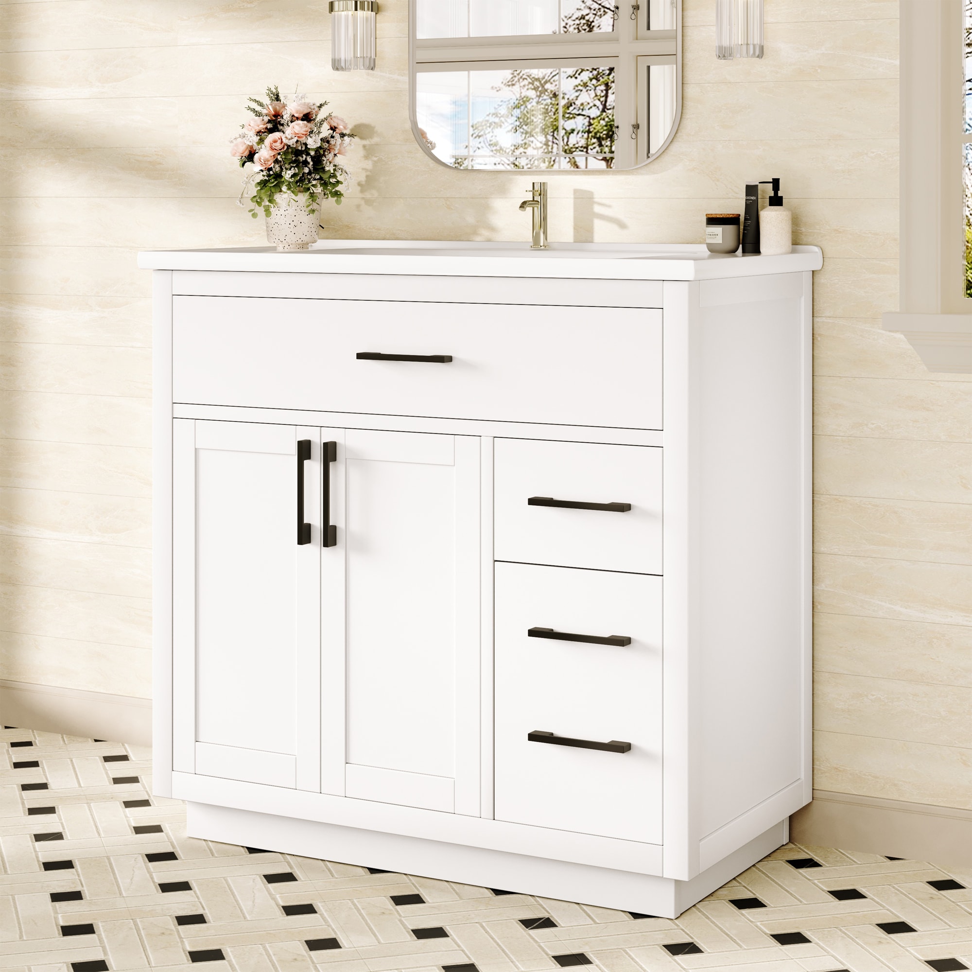 JEAREY 36JY-WT Bath-Vanity-Combo - View #3