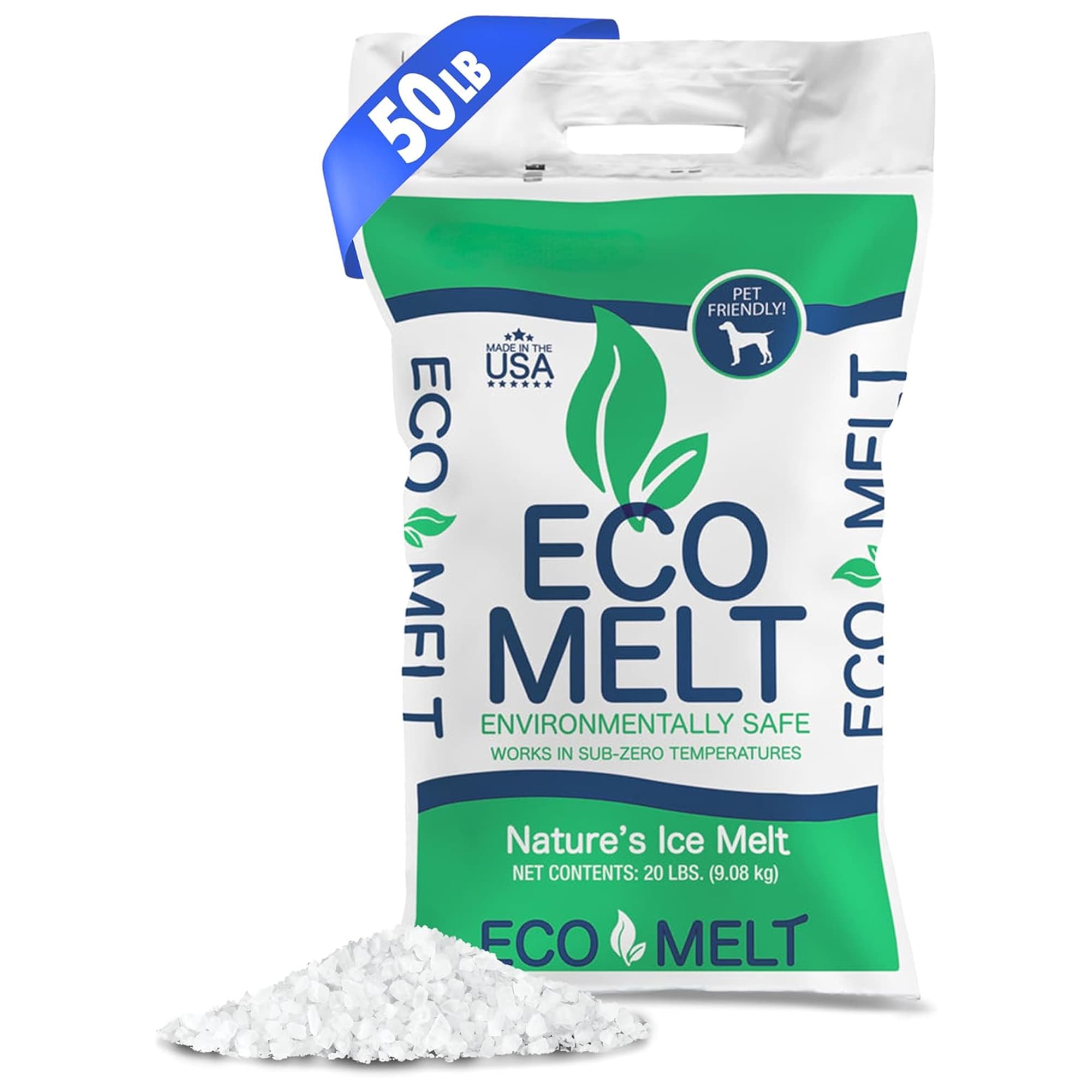 Snow Joe Eco Melt Premium Pet-Safe Ice Met Low-Tracking Deicer Works to ...