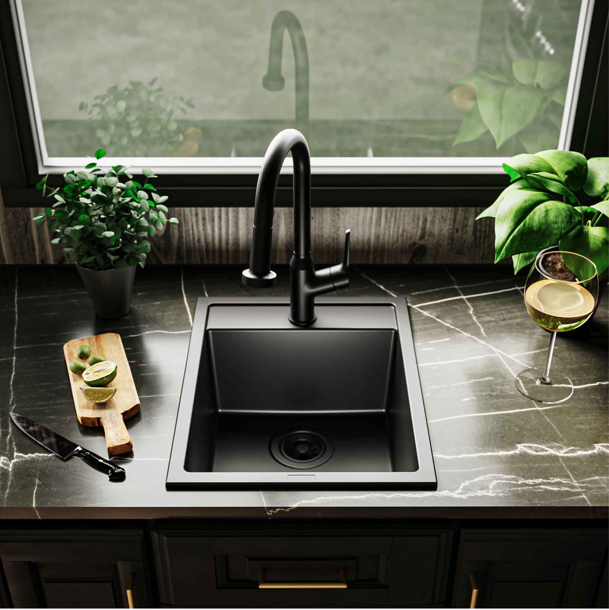 allen + roth GT1025BLK Bar-Prep-Sinks - View #10