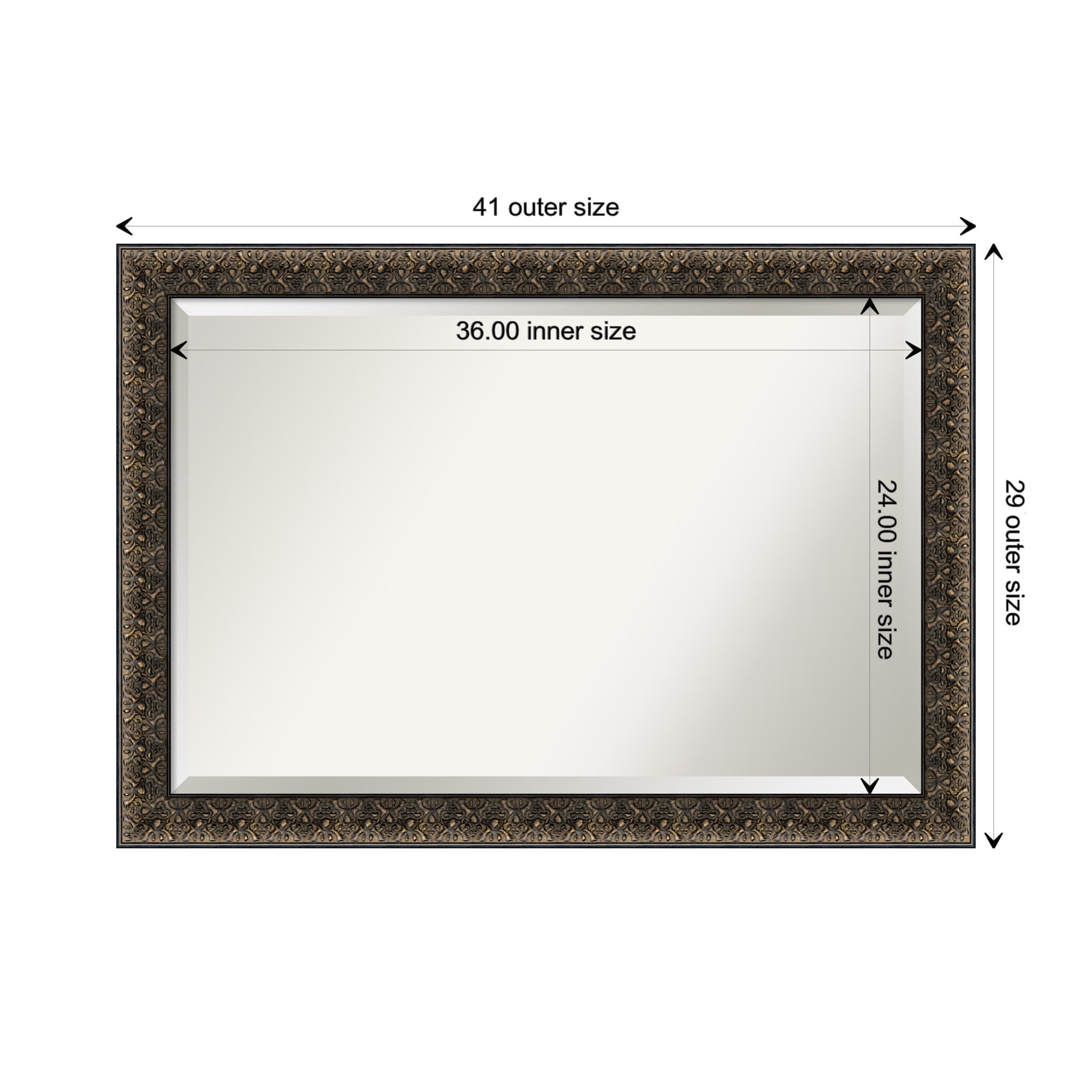 Amanti Art DSW3941612 Framed-Bath-Mirrors - View #4