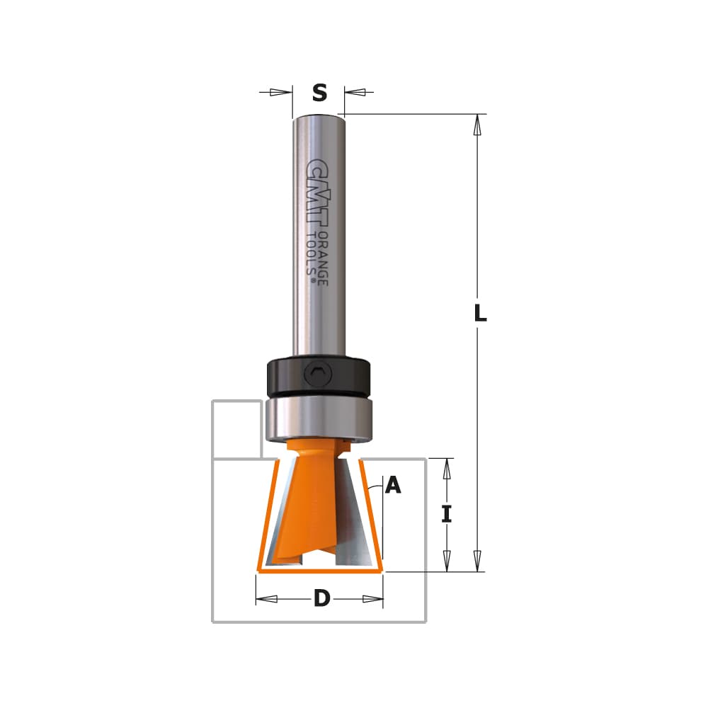 CMT 818.098.11B Cabinetry-Joinery-Router-Bits - View #2