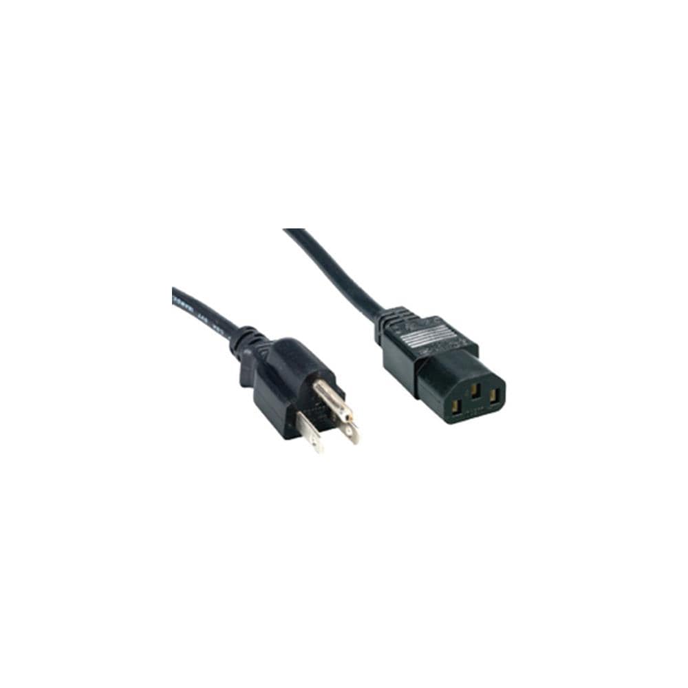 Comprehensive CMPR4163  PWC-BK-1 1ft Standard PC Power Cord-Black