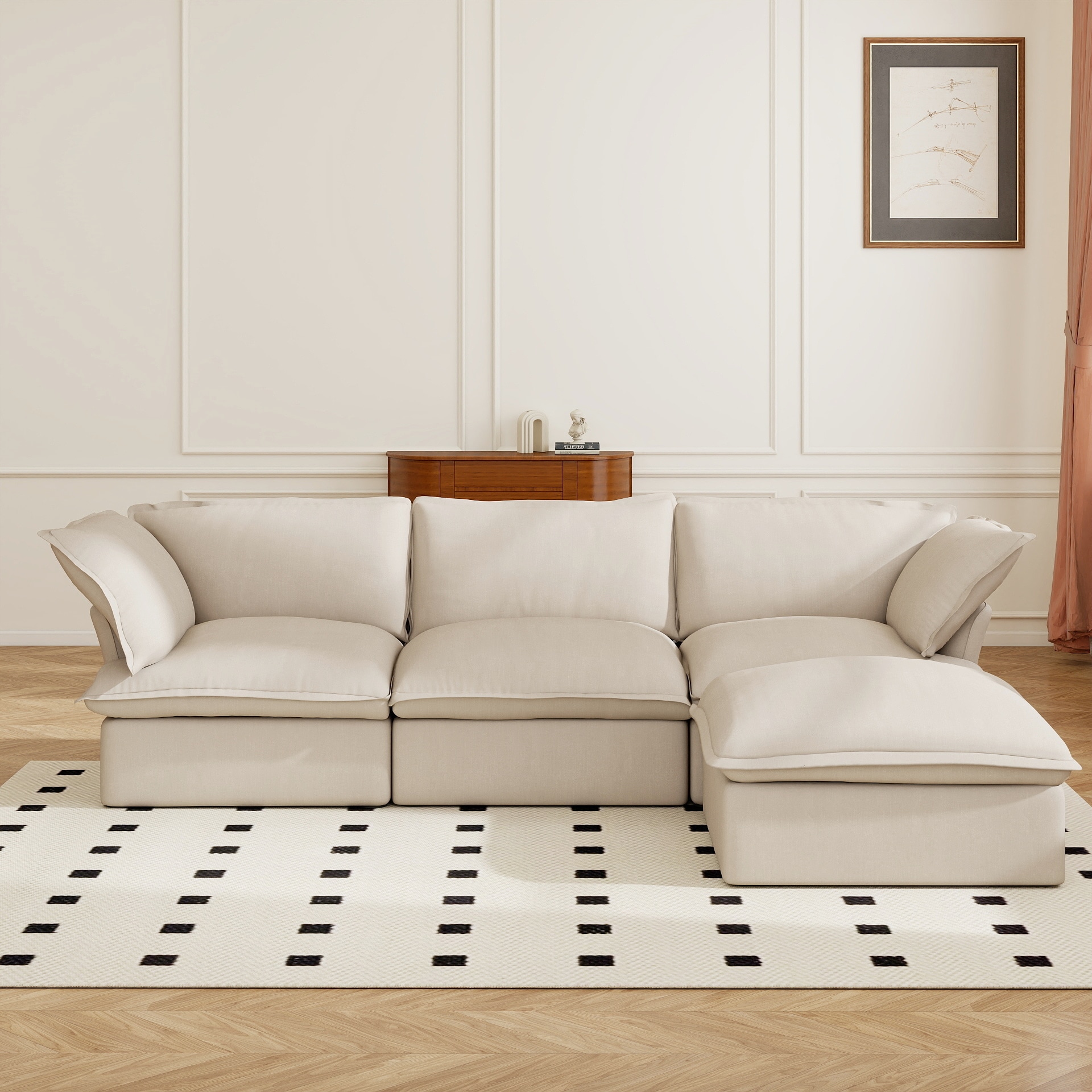 BuotiqHom DH-S3+1-120BE Sofas-Loveseats - View #6