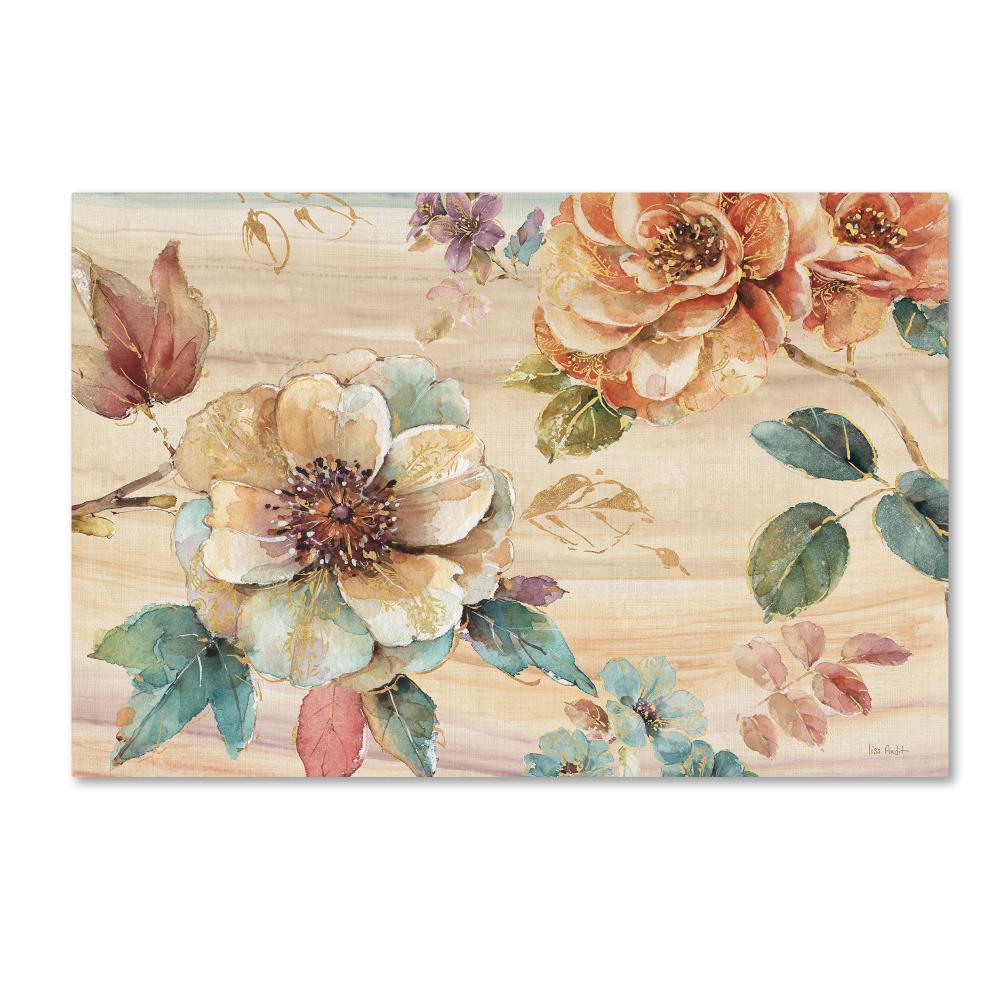 Trademark Fine Art WAP0555-C1219GG Framed 12-Inches H x 19-Inches W Botanical Canvas Print