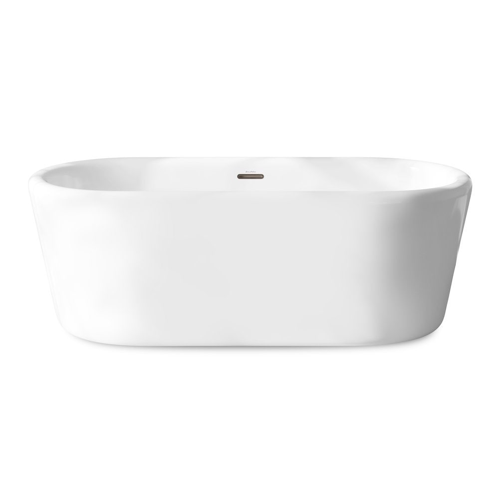 Swiss Madison - Nanterre 68 Soaking Freestanding Bathtub in Glossy White Drain Included