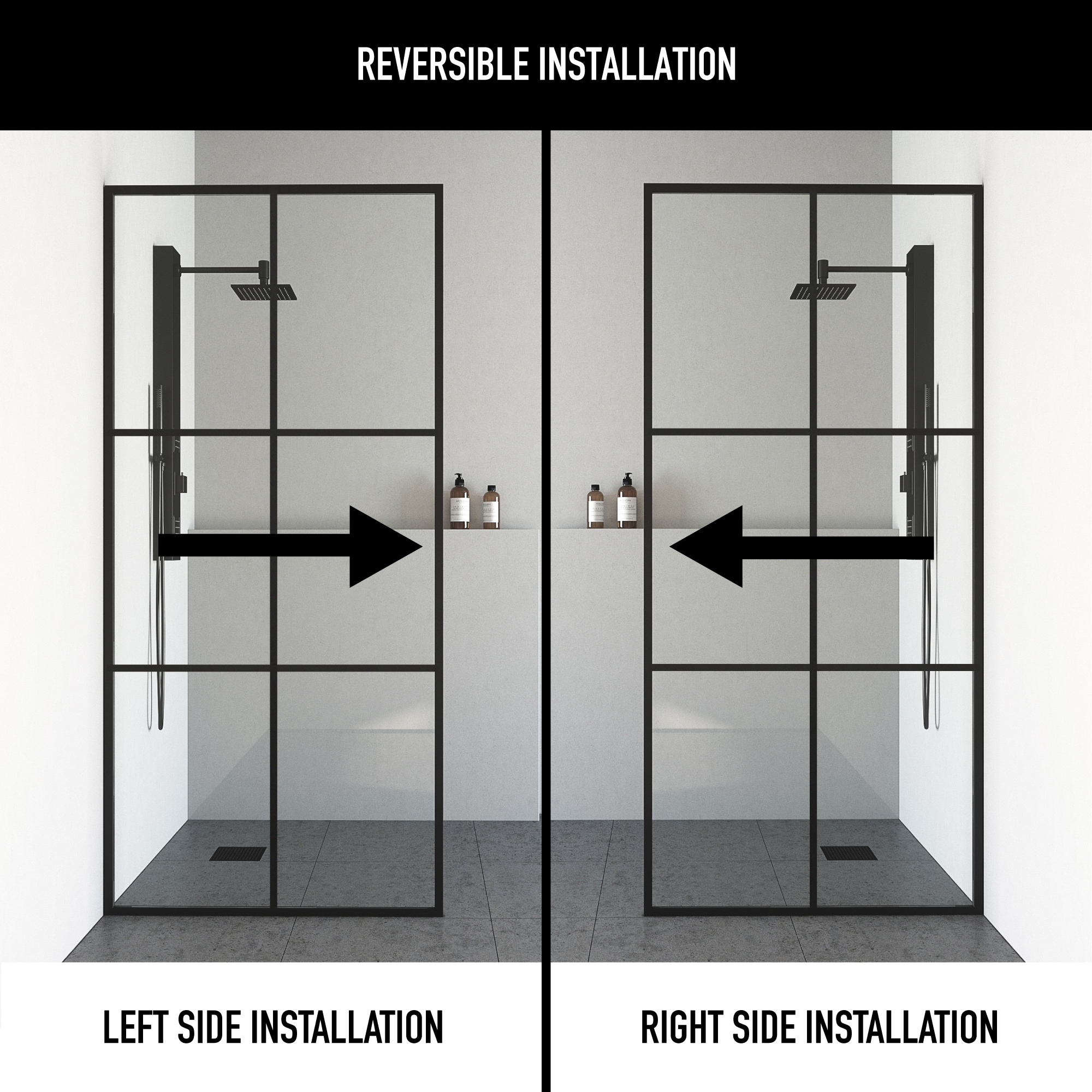 VIGO VG6091MBCL3474 Shower-Doors - View #3