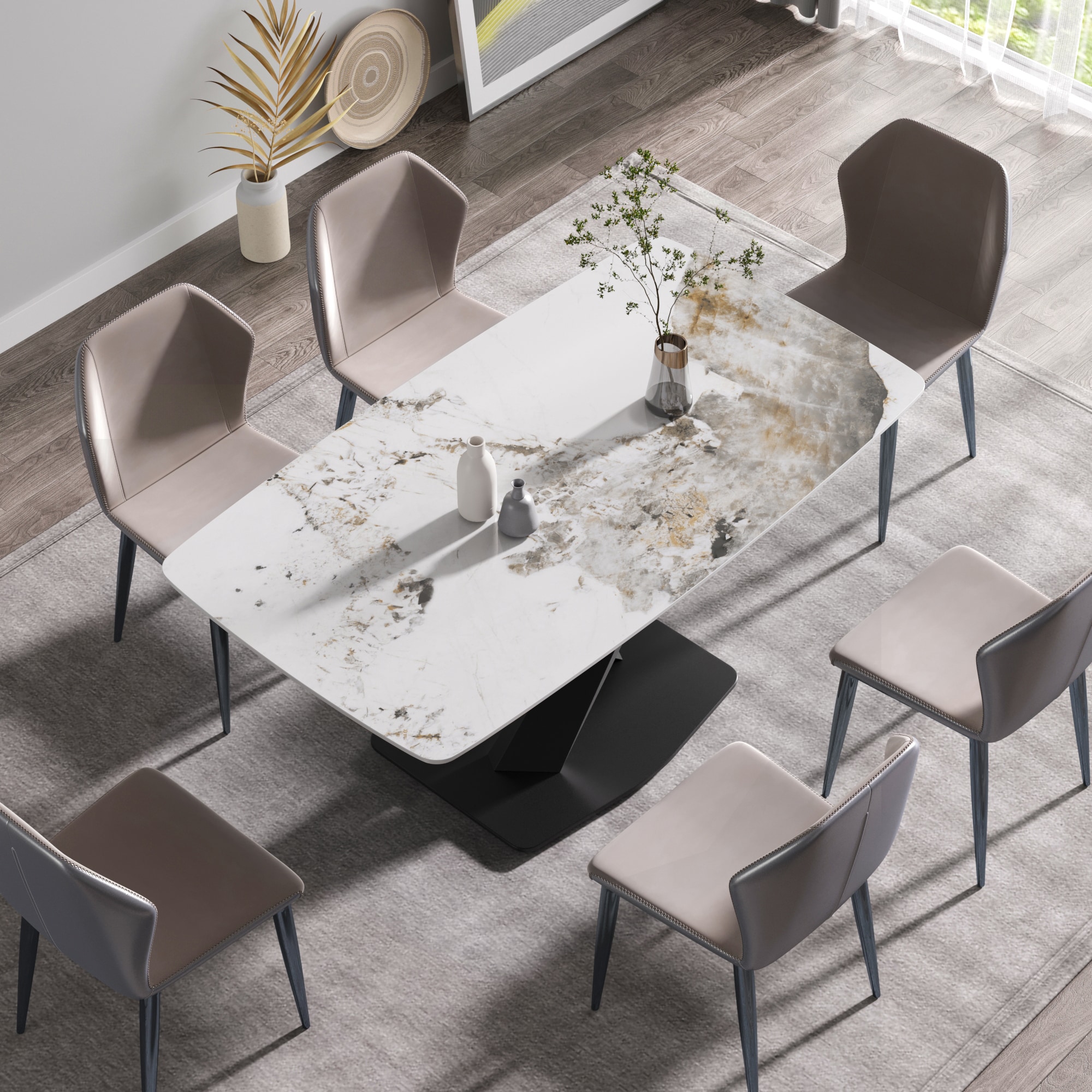 LIVIZA GIZ-AT4063WK Dining-Tables - View #2