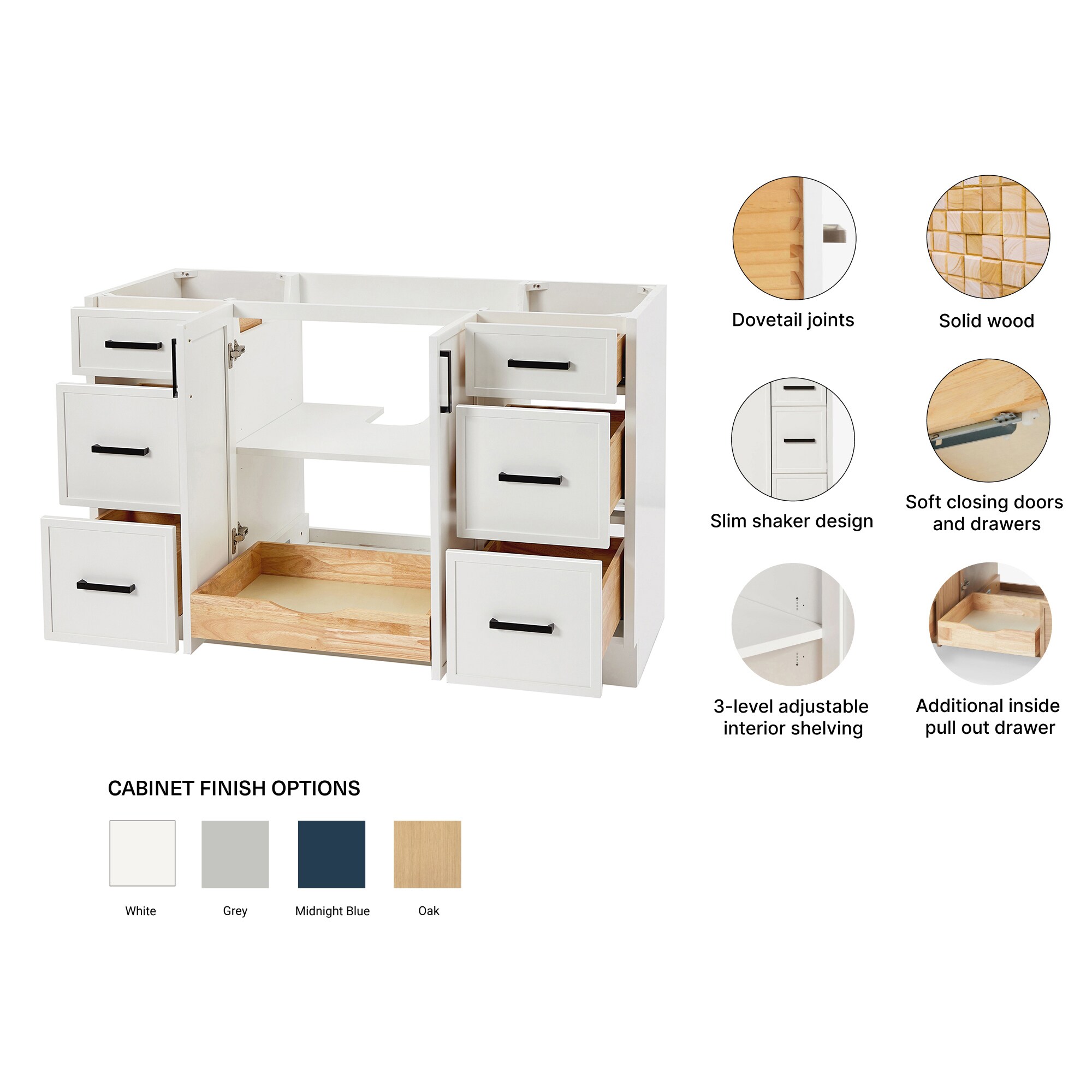 ARIEL K54-BC-WHT vanities - View #7